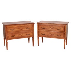 Pair of Louis XVI style Chests of Drawers