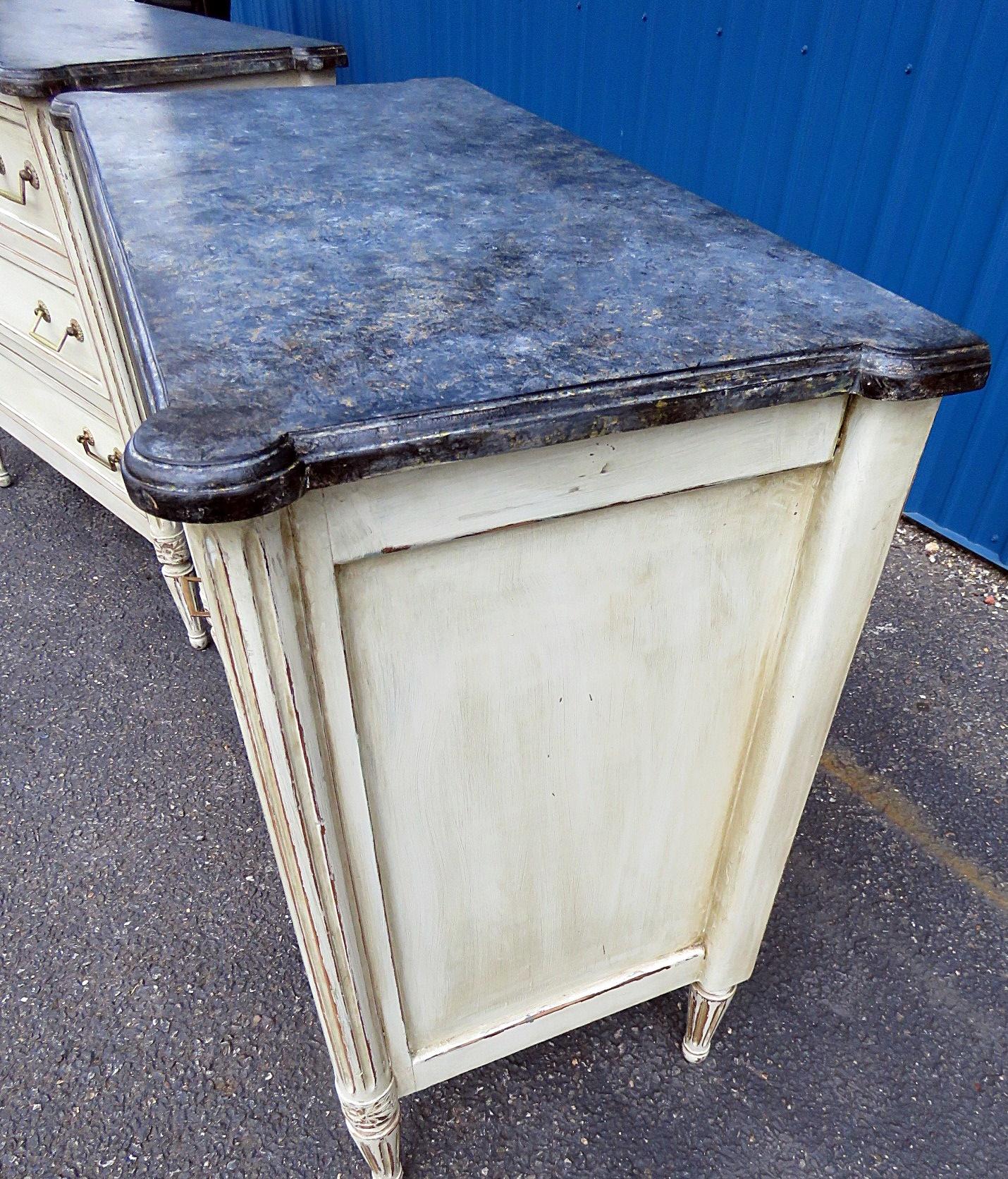 20th Century Pair of Louis XVI Style Commodes