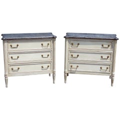 Pair of Louis XVI Style Commodes