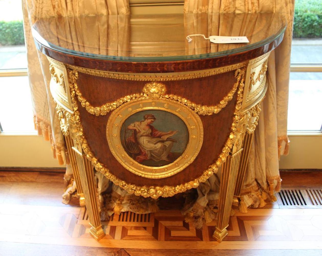 French Pair of Louis XVI Style Consoles, circa 1920