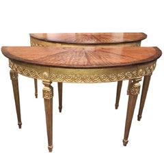 Pair of Louis XVI Style Consoles