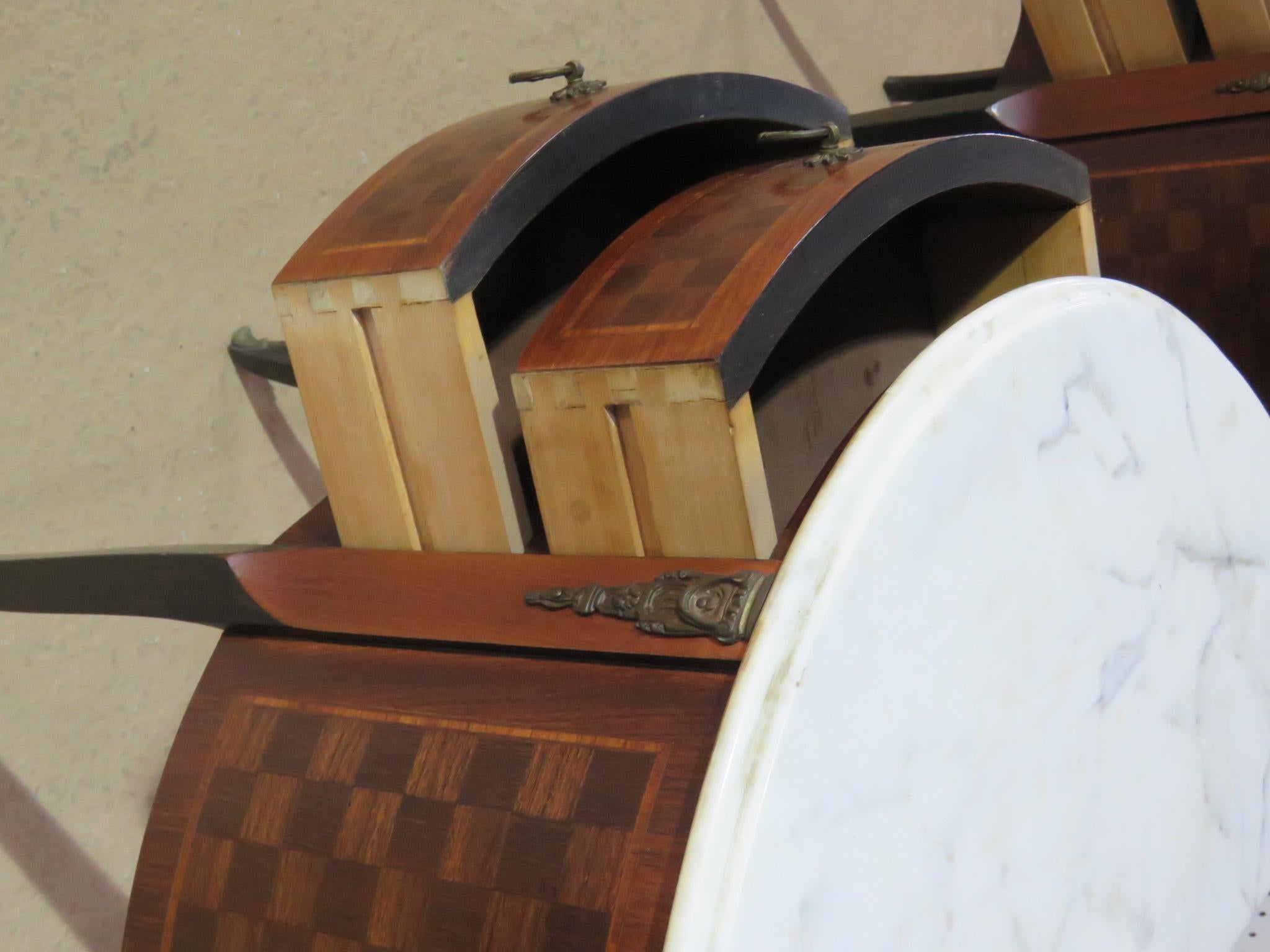 Pair of Louis XVI Style End Tables 3