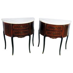 Pair of Louis XVI Style End Tables