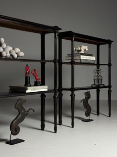 Pair of Louis XVI style etagères