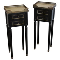 Pair of Louis XVI Style French Bedside Tables