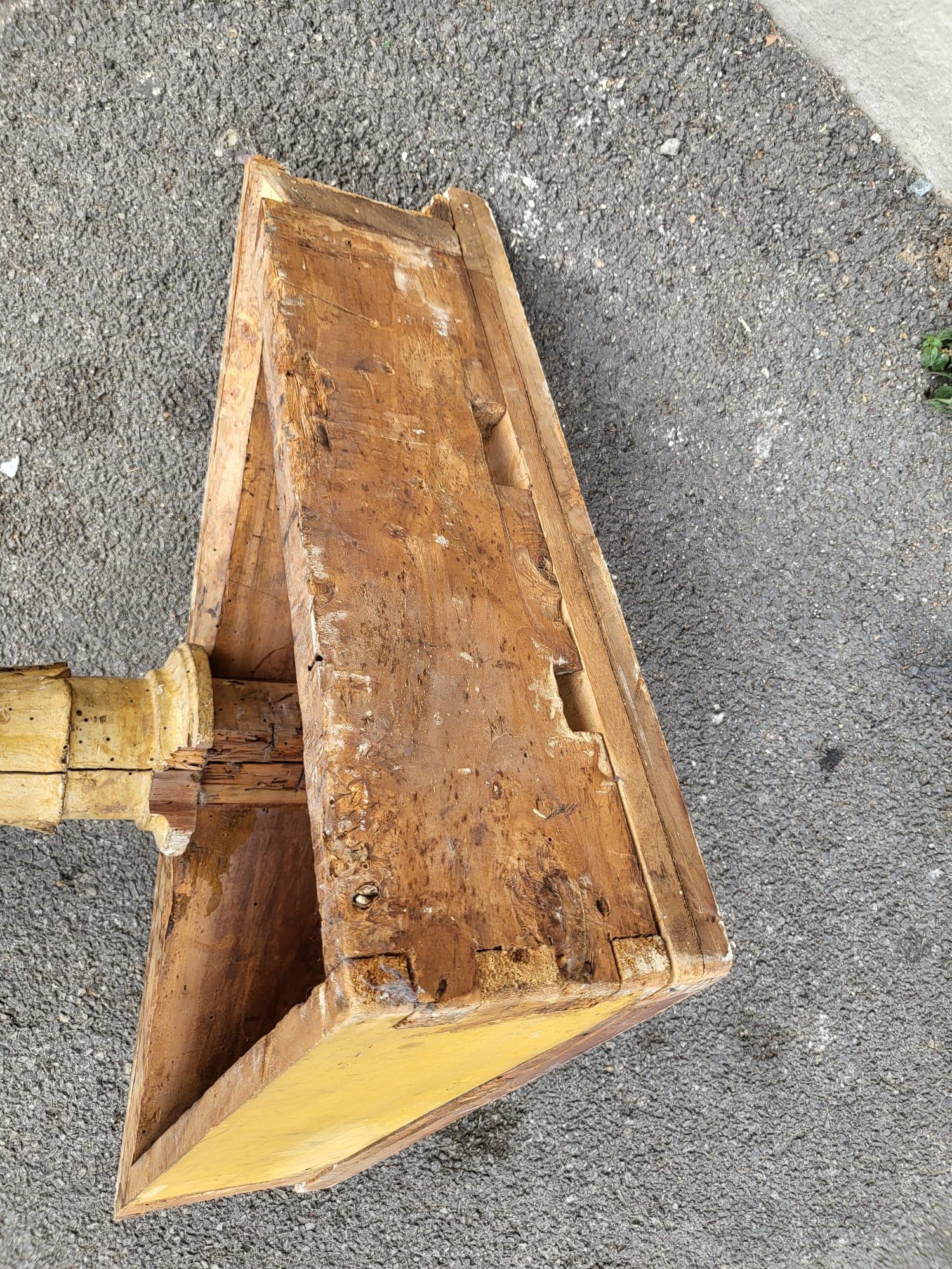 Pair Of Louis XVI Style Gilded Wood Corner Consoles For Sale 3