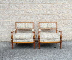 Coppia di poltrone Marquis in stile Luigi XVI