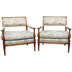 Pair of Louis XVI Style Marquis Attributed to Grosfeld House