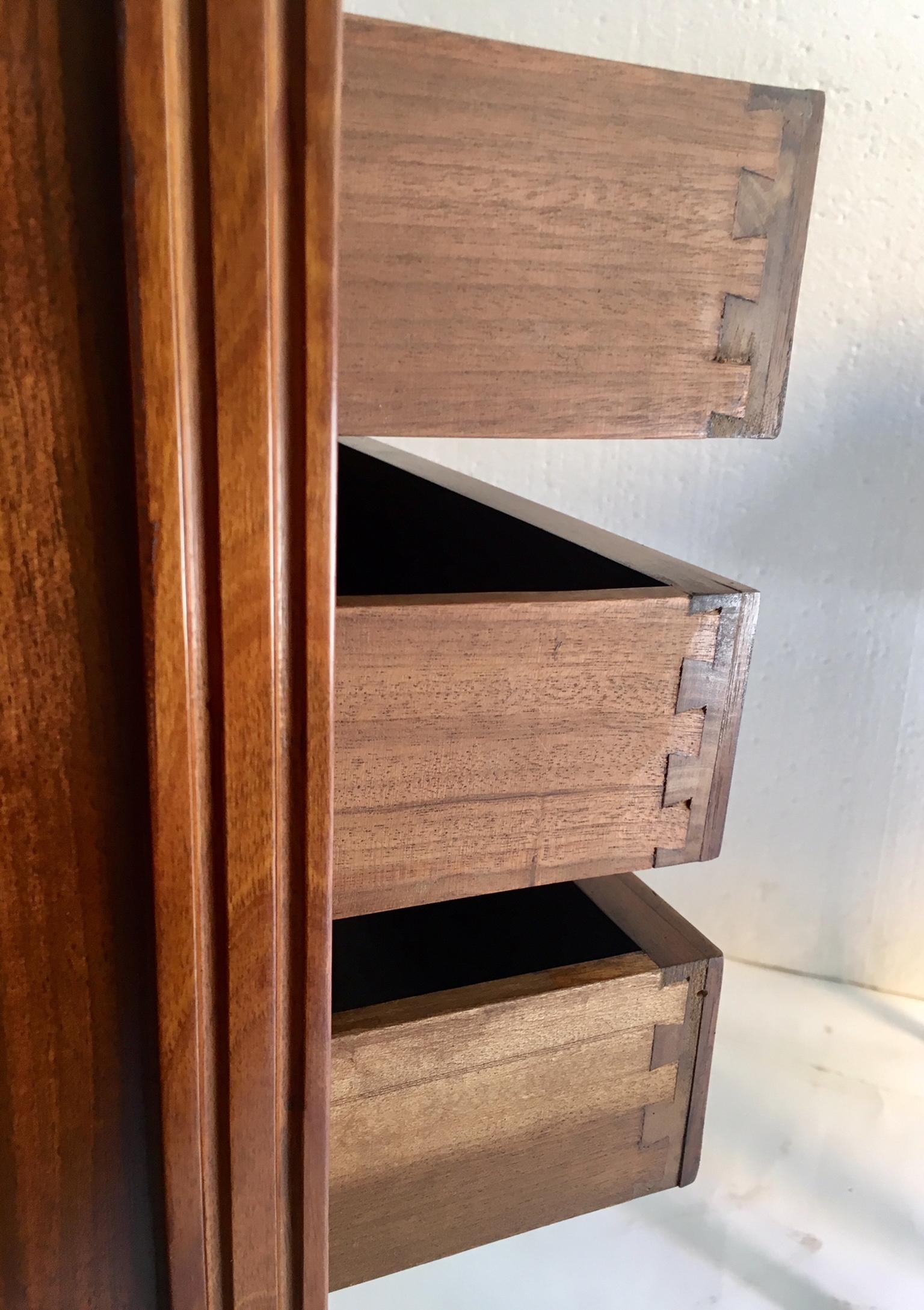 Brass Pair of Louis XVI Style Nighstand or End Table