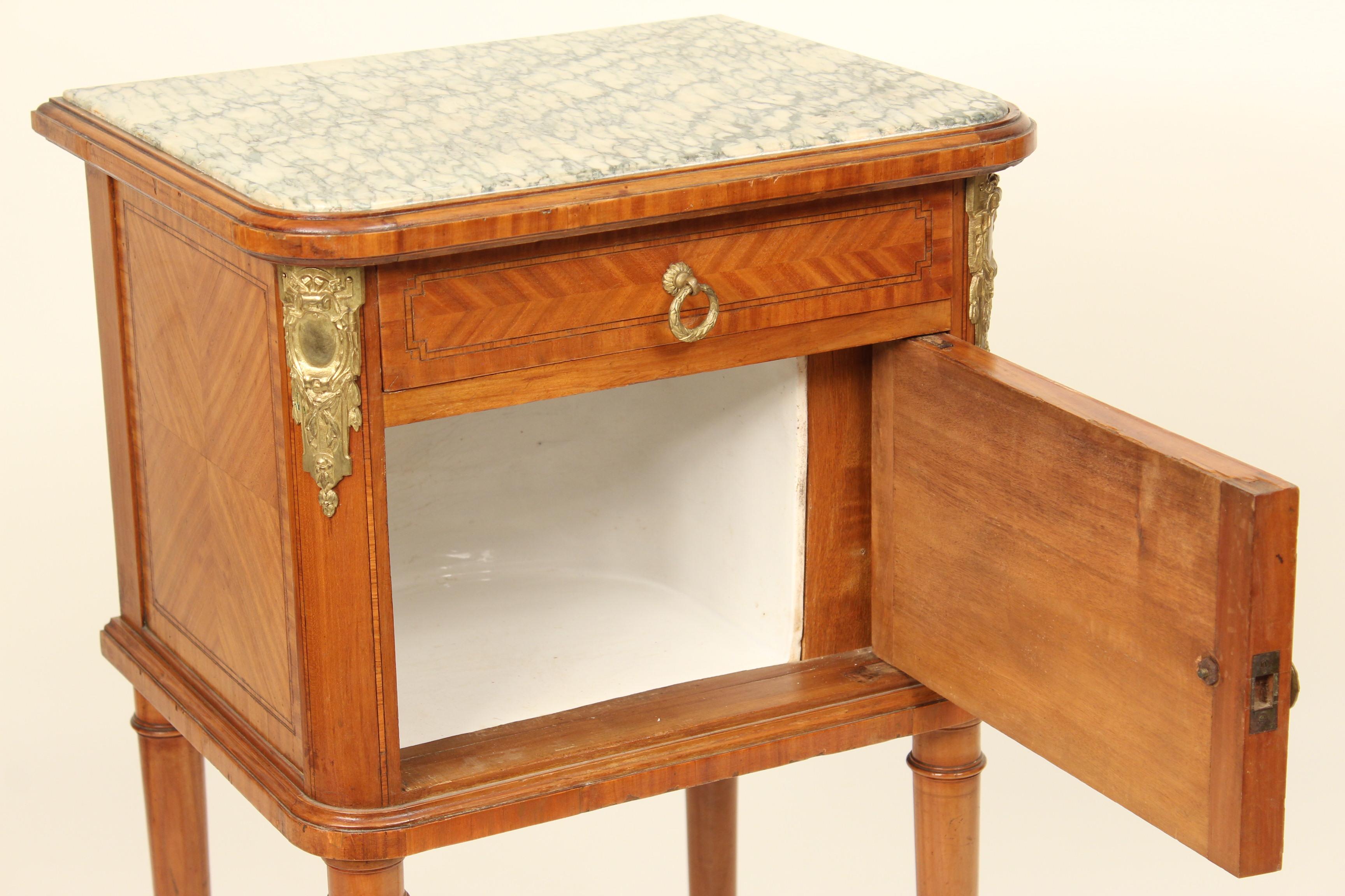 Pair of Louis XVI Style Occasional Tables 1