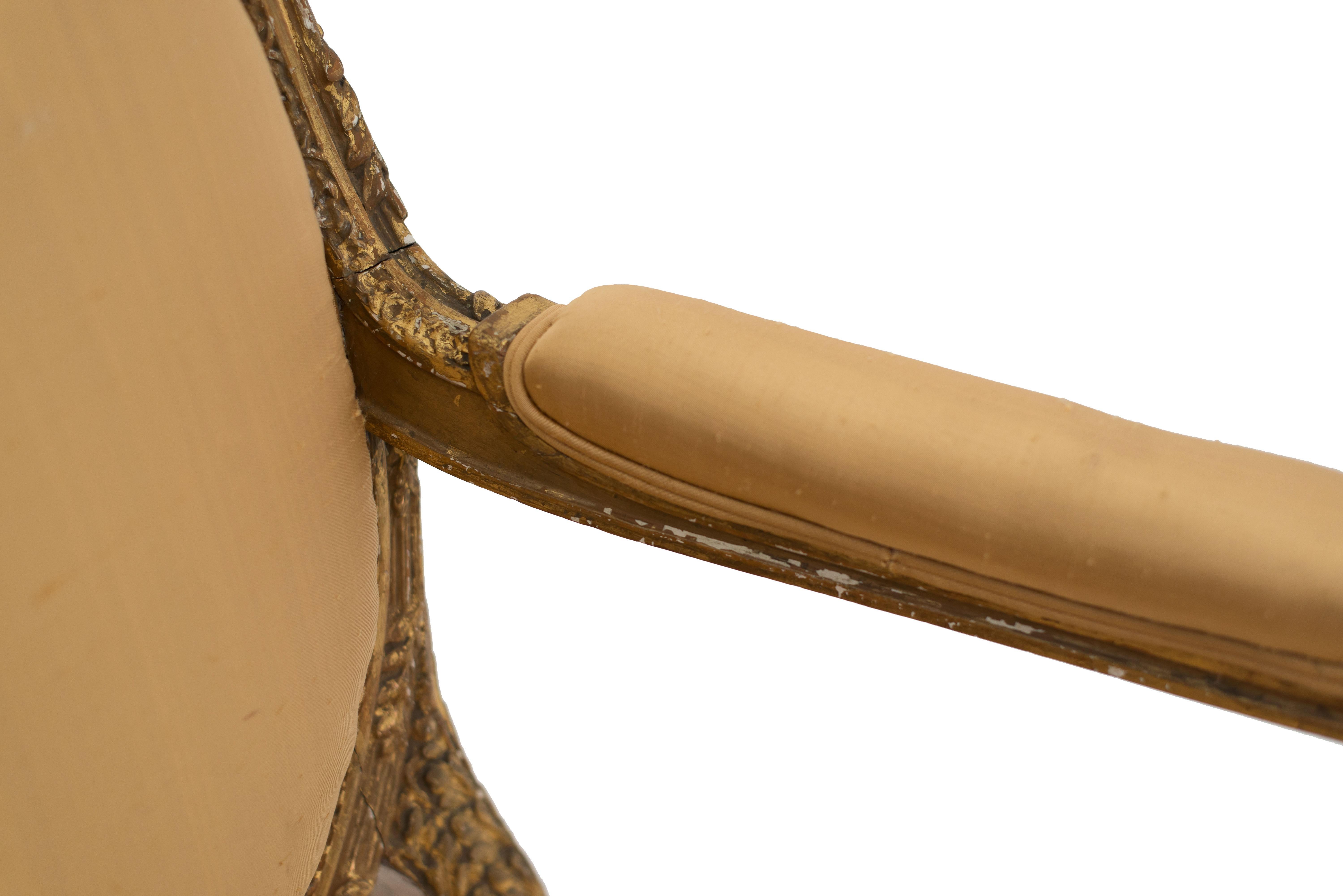 Paar Sessel mit ovaler Rückenlehne im Louis-XVI.-Stil 1