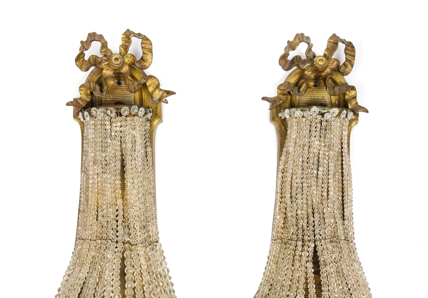 French Pair of Louis XVI Style Sconces by Paul-Henri Ledentu