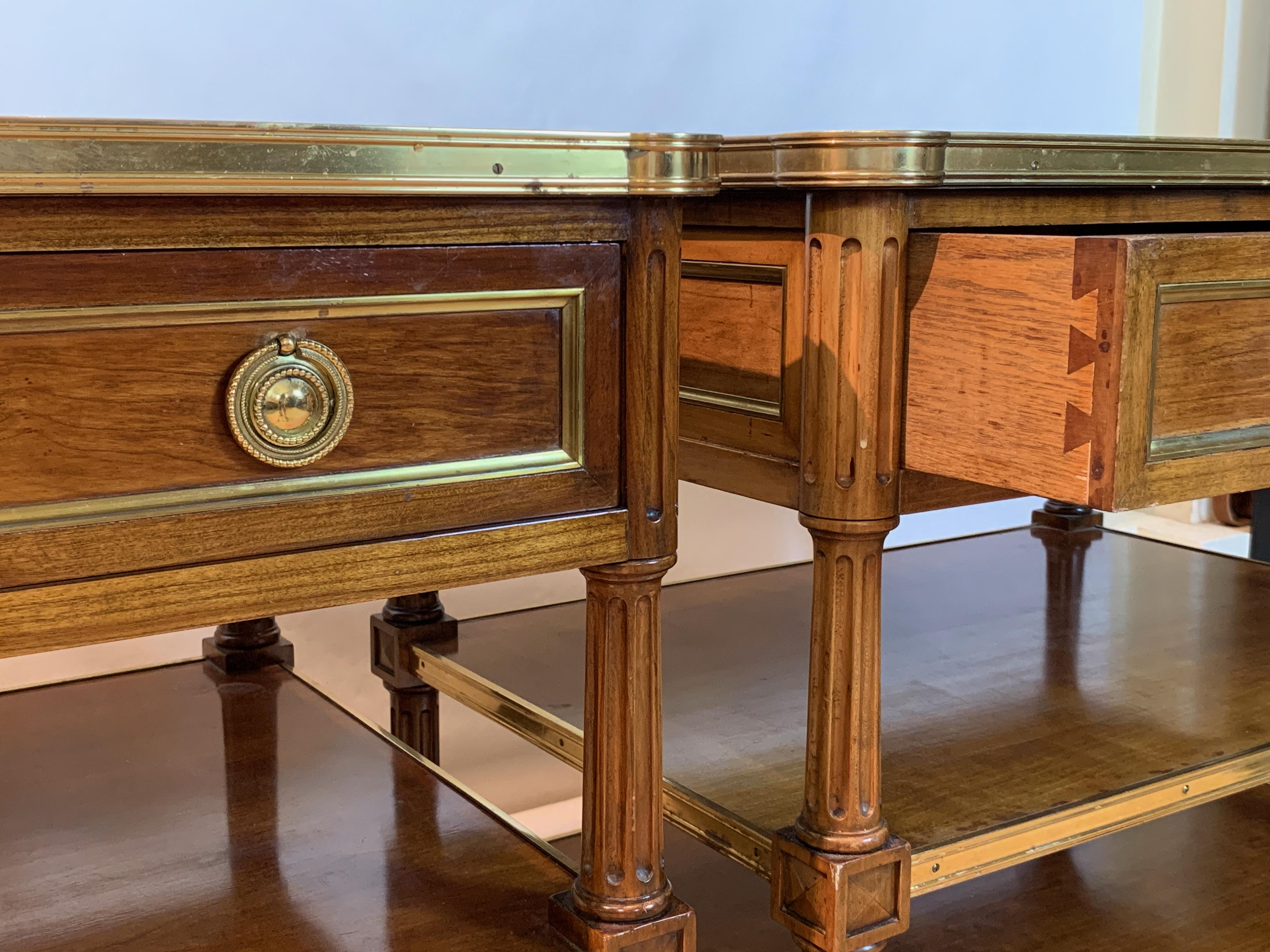 Pair of Louis XVI Style Side Tables 6