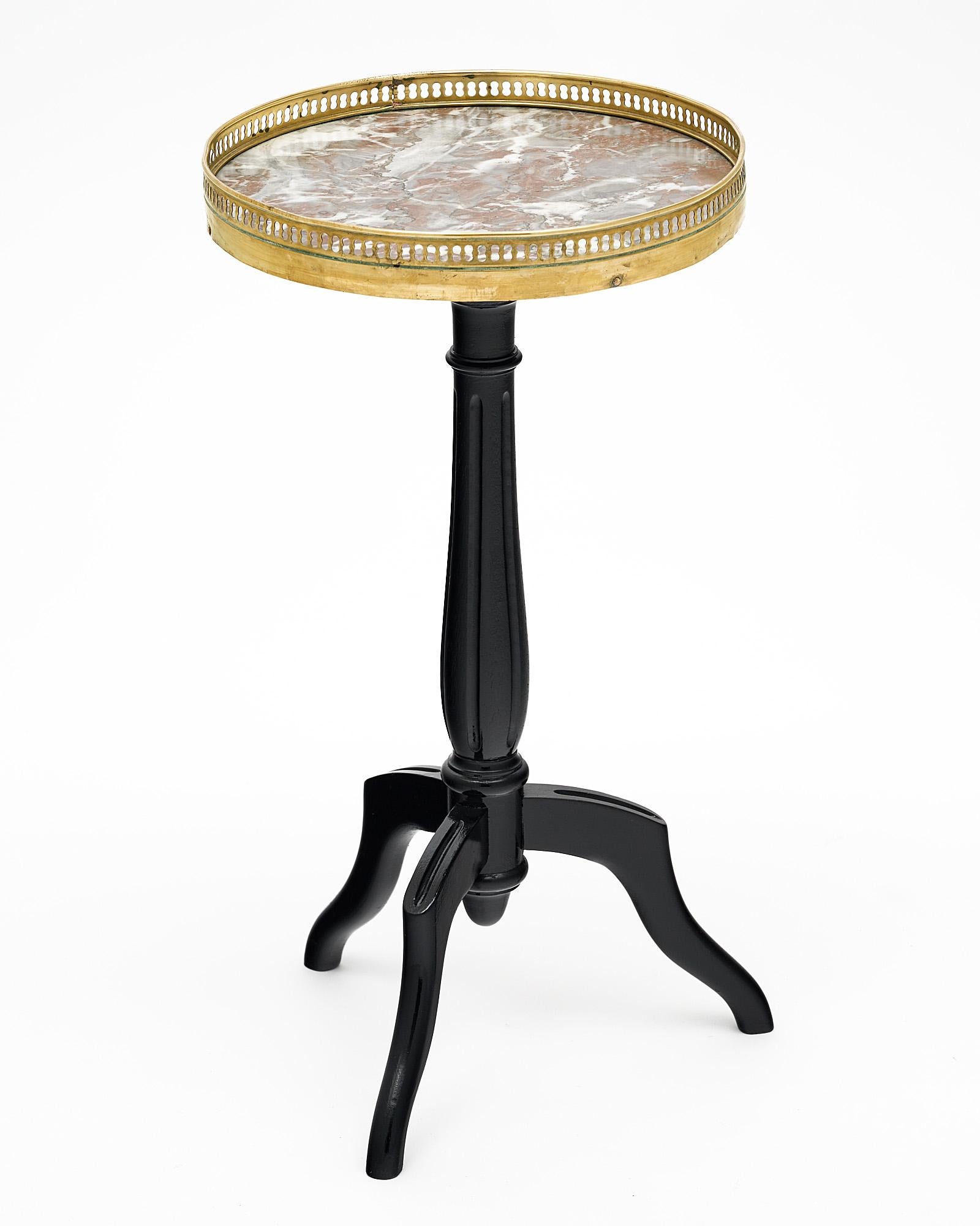 Pair of Louis XVI Style Side Tables For Sale 2