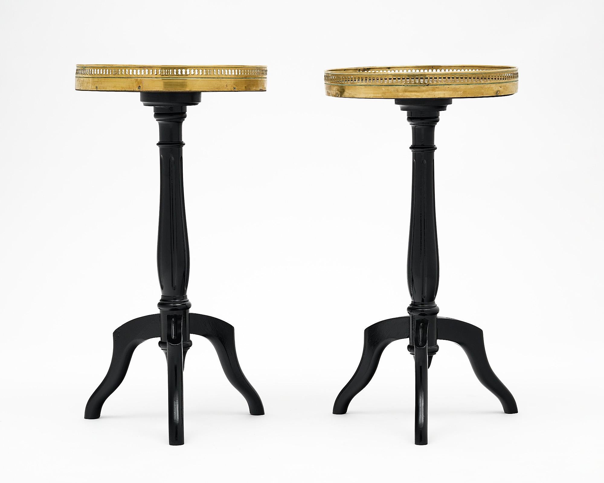 Pair of Louis XVI Style Side Tables For Sale 3