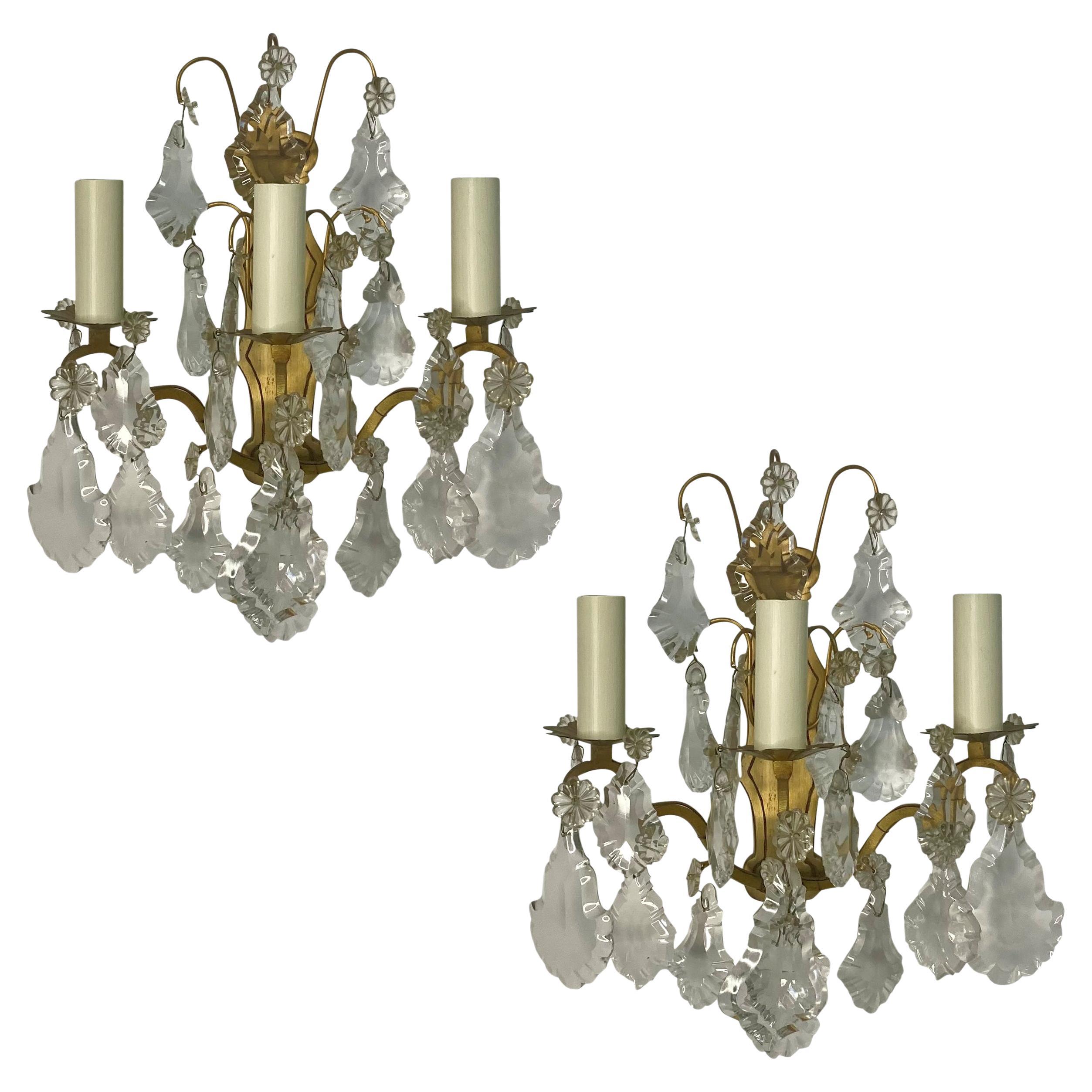 Pair Of Louis XVI Style Wall Lights