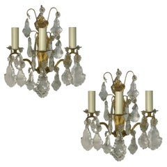 Pair Of Louis XVI Style Wall Lights