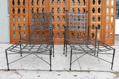 Pair of Lounge/Arm Chairs With Ottoman by Mario Papperzini for John Salterini