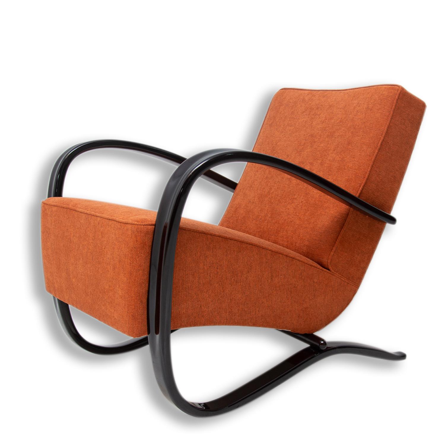 Pair of Lounge Armchairs H-269 by Jindřich Halabala for UP Závody, 1930s 2