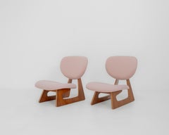 Pair of lounge armchairs model “Teiza Isu” or “5016” by Junzo Sakakura