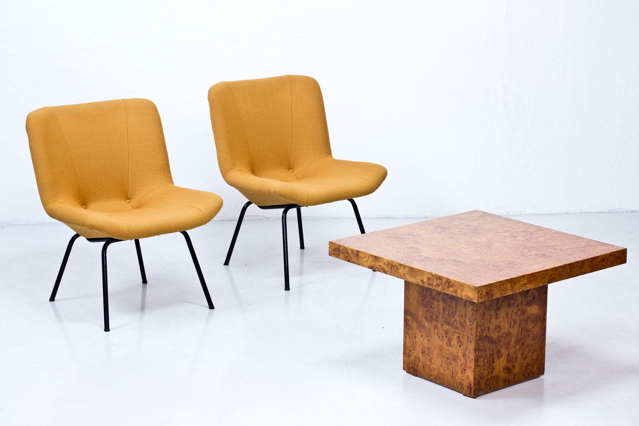 Raro par de tumbonas Modernas Escandinavas, modelo 