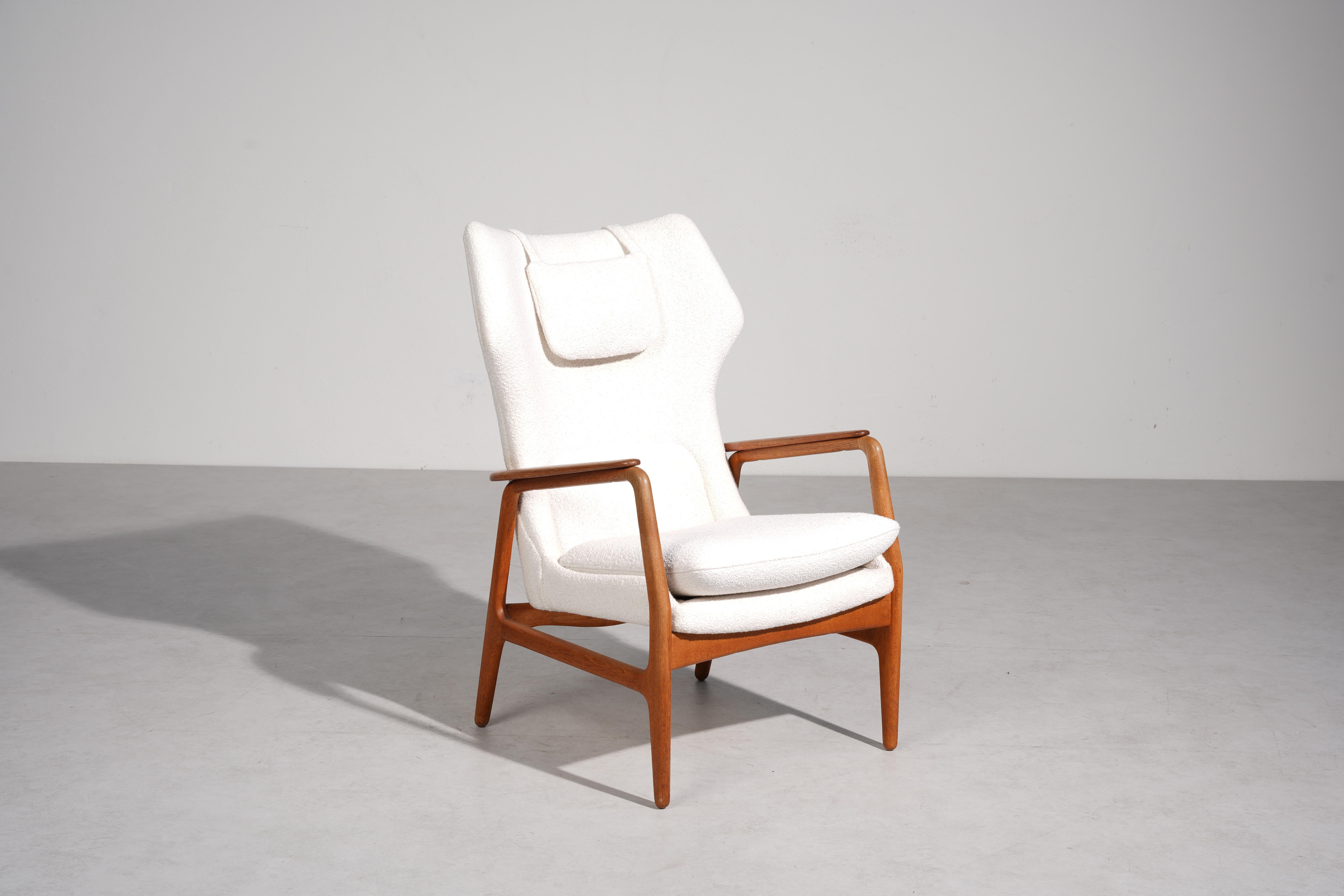 Pareja de butacas de IB Madsen & A. Schubell para Bovenkamp, 1954 nº 1 Bouclé en venta