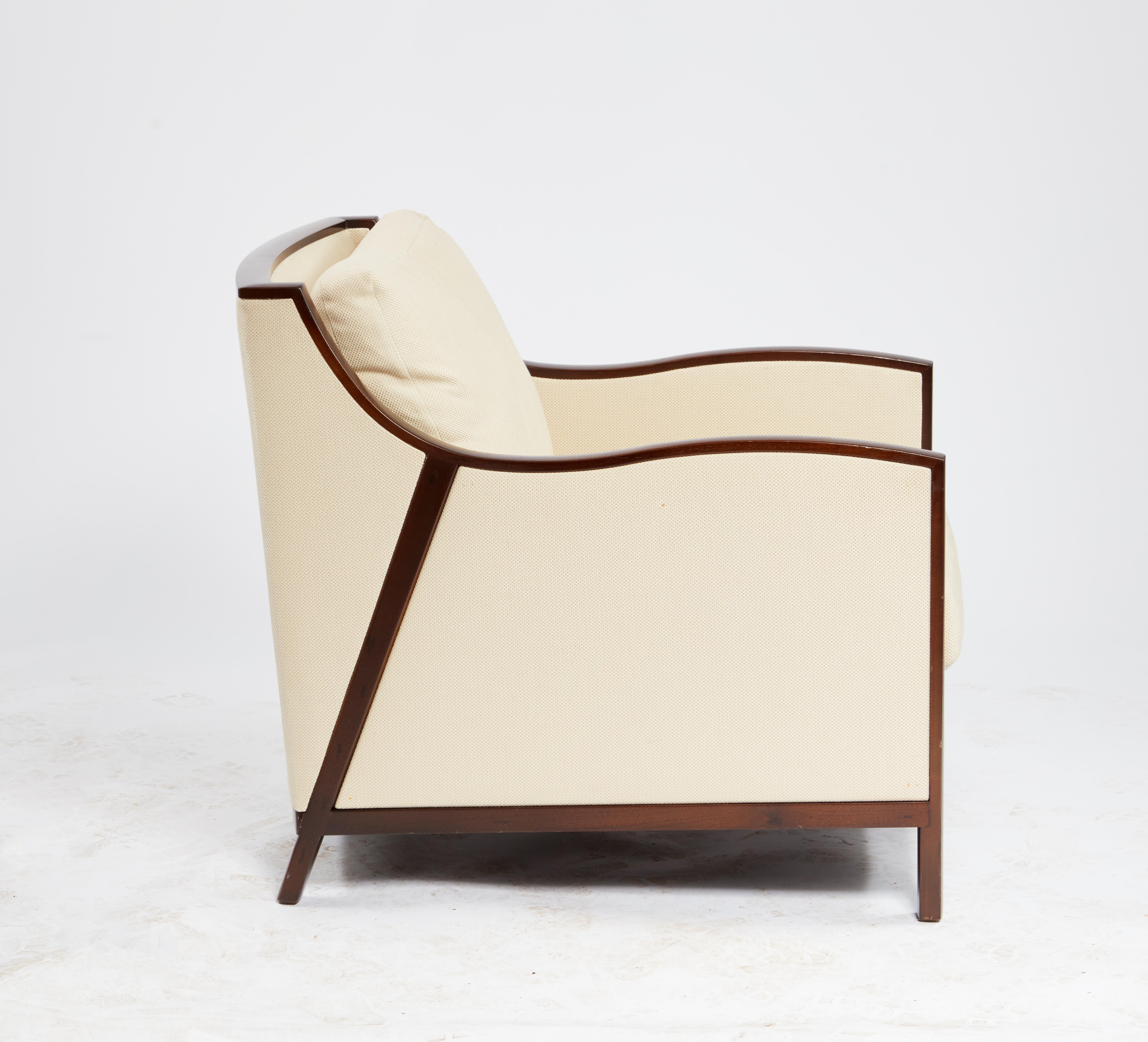 Modern Pair of Lounge Chair, by John Hutton for Holly Hunt For Sale