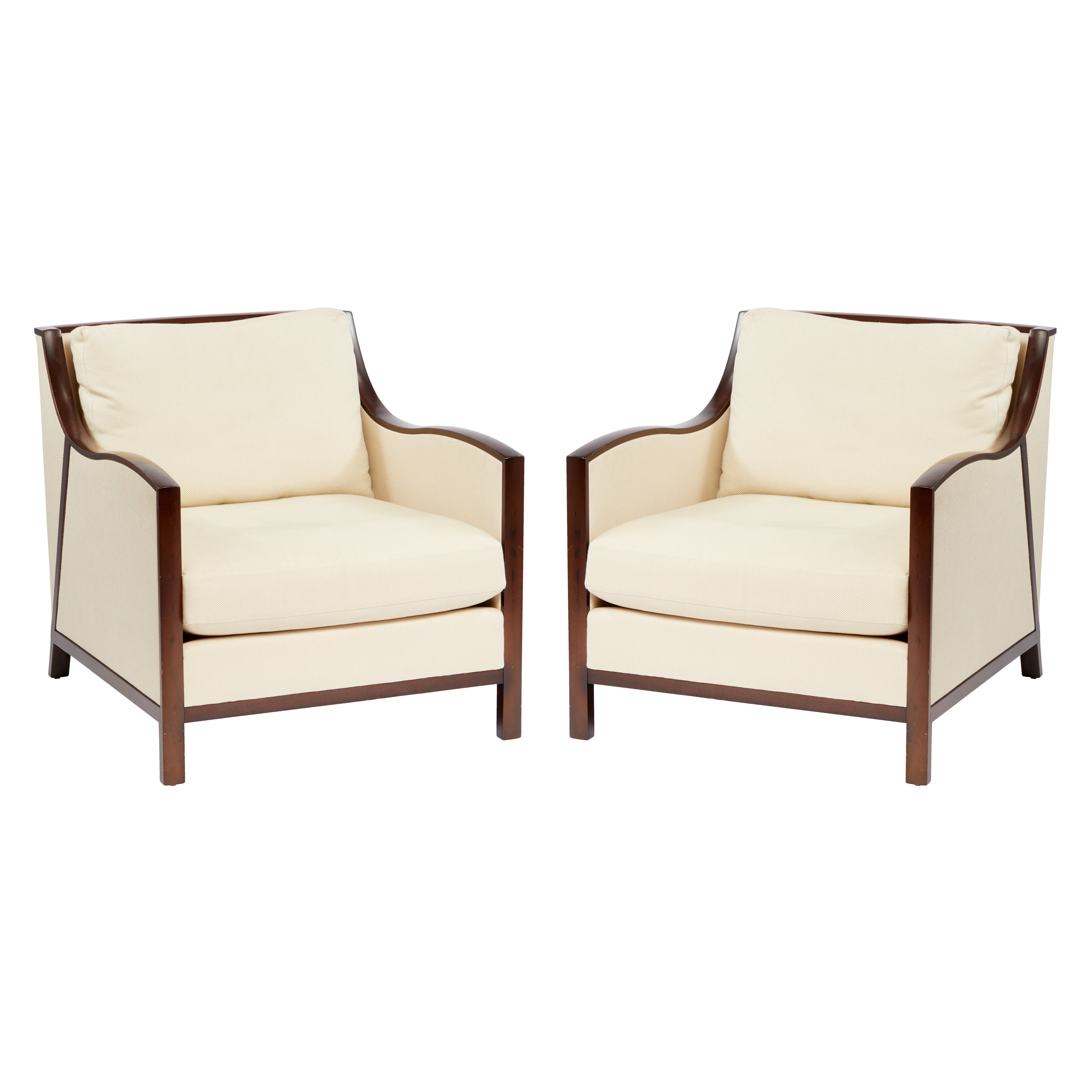 Pair of Lounge Chair, by John Hutton for Holly Hunt For Sale