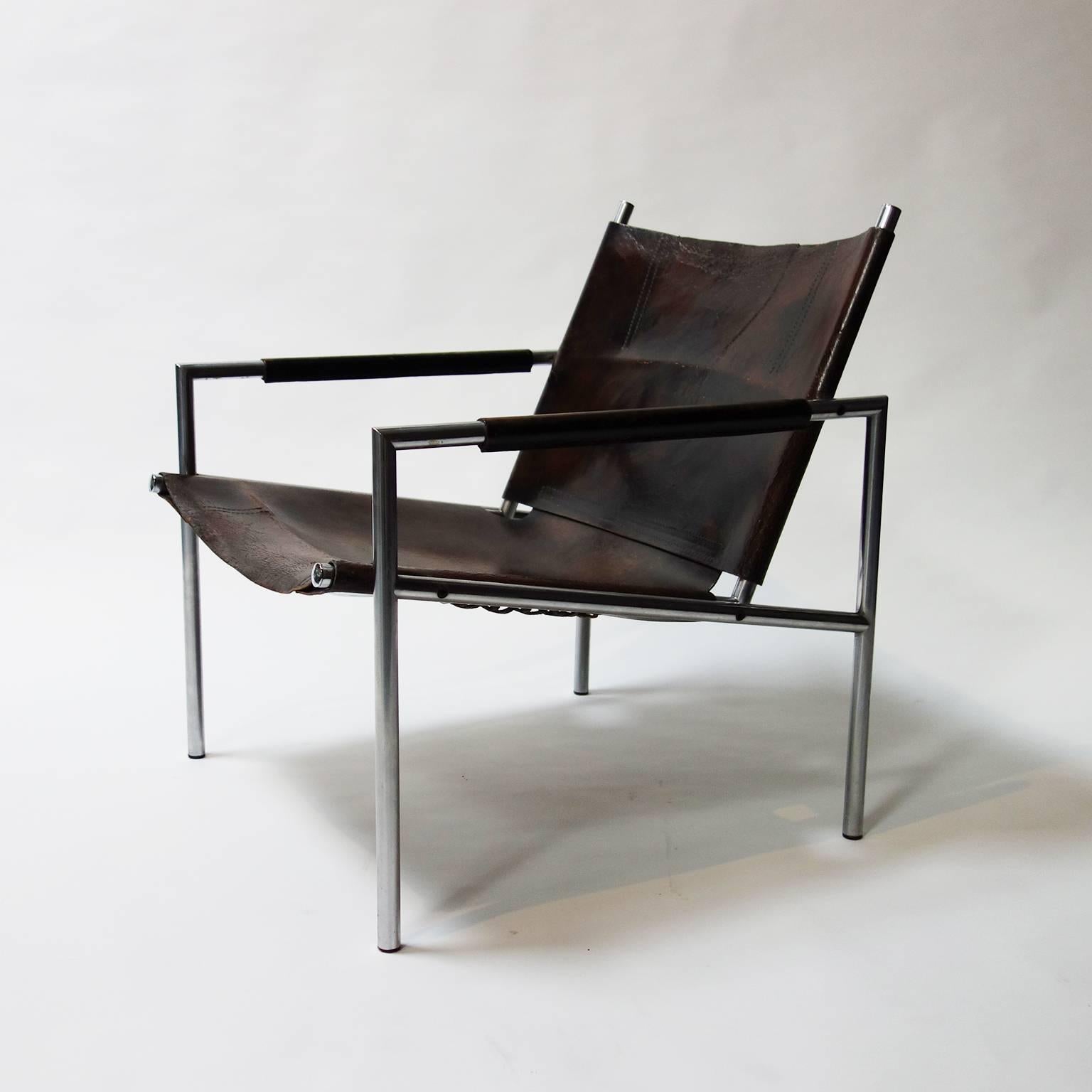 Dutch Pair of Lounge Chair Model 'SZ02' by Martin Visser for 't Spectrum Bergeijk