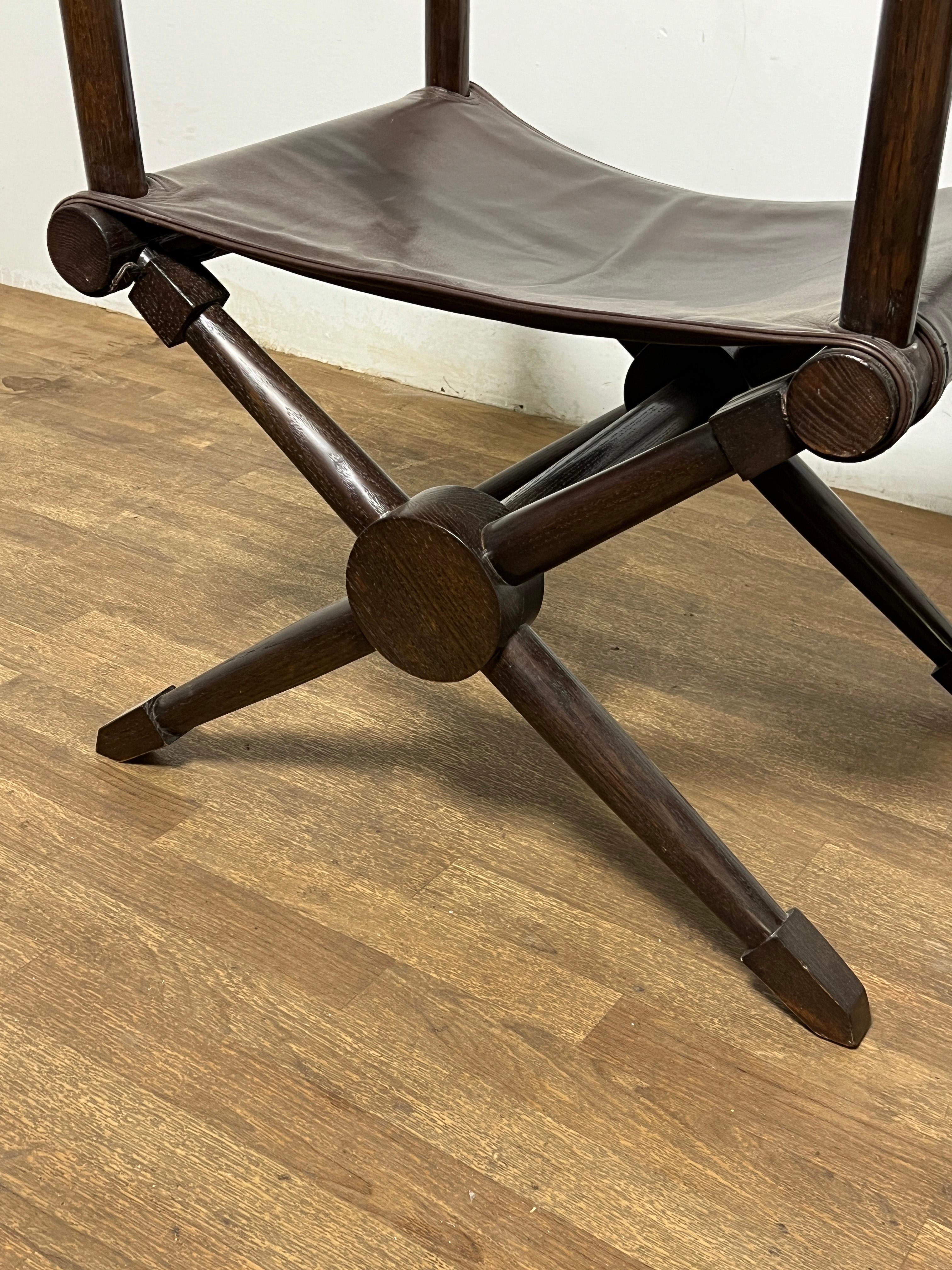 Paire de chaises longues d'après les chaises Rodo de Paul Rodocanachi pour Jean-Michel Frank en vente 3