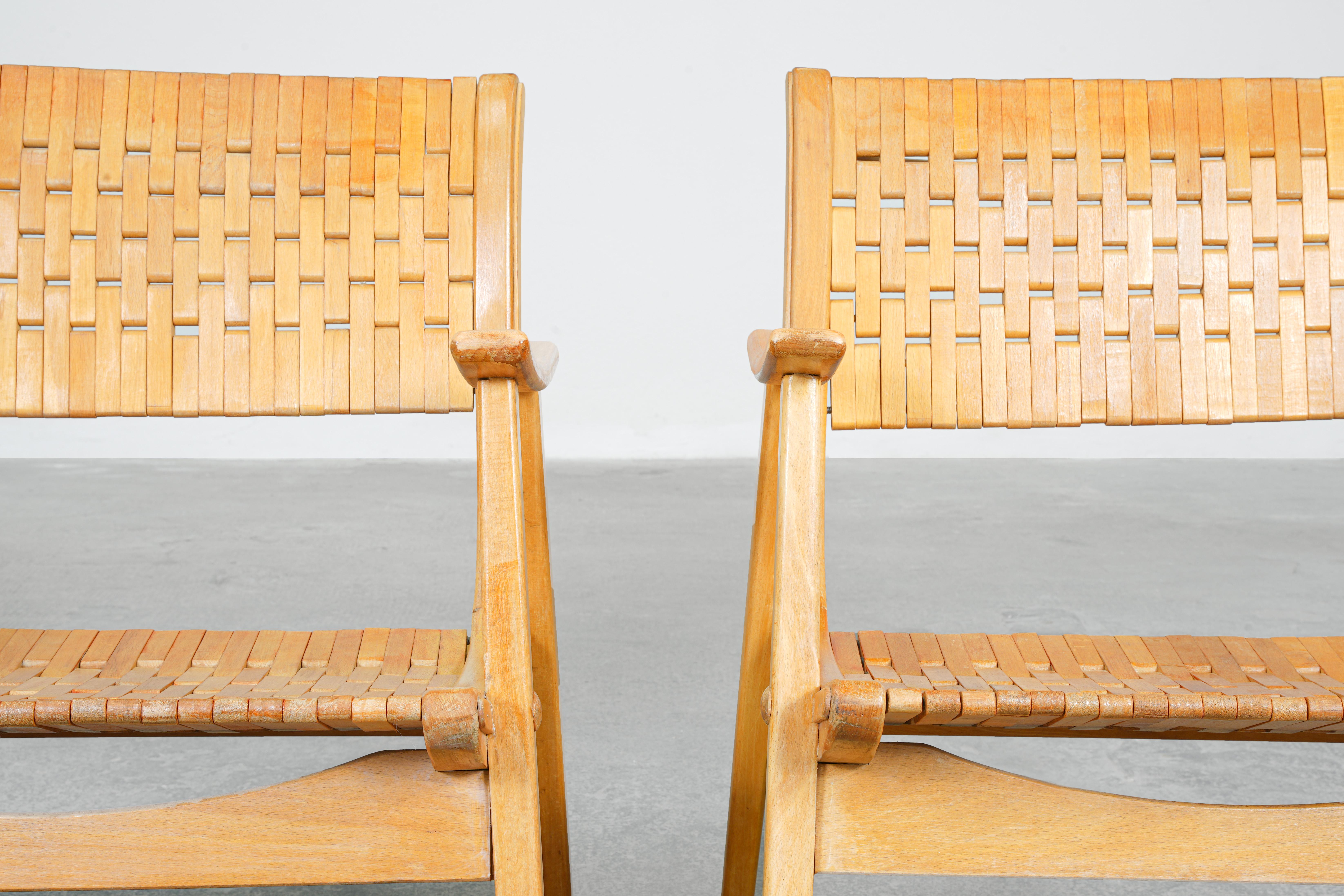 Pair of Lounge Chairs Armchairs by Erich Dieckmann for Gelenka, Germany 1930ies For Sale 2