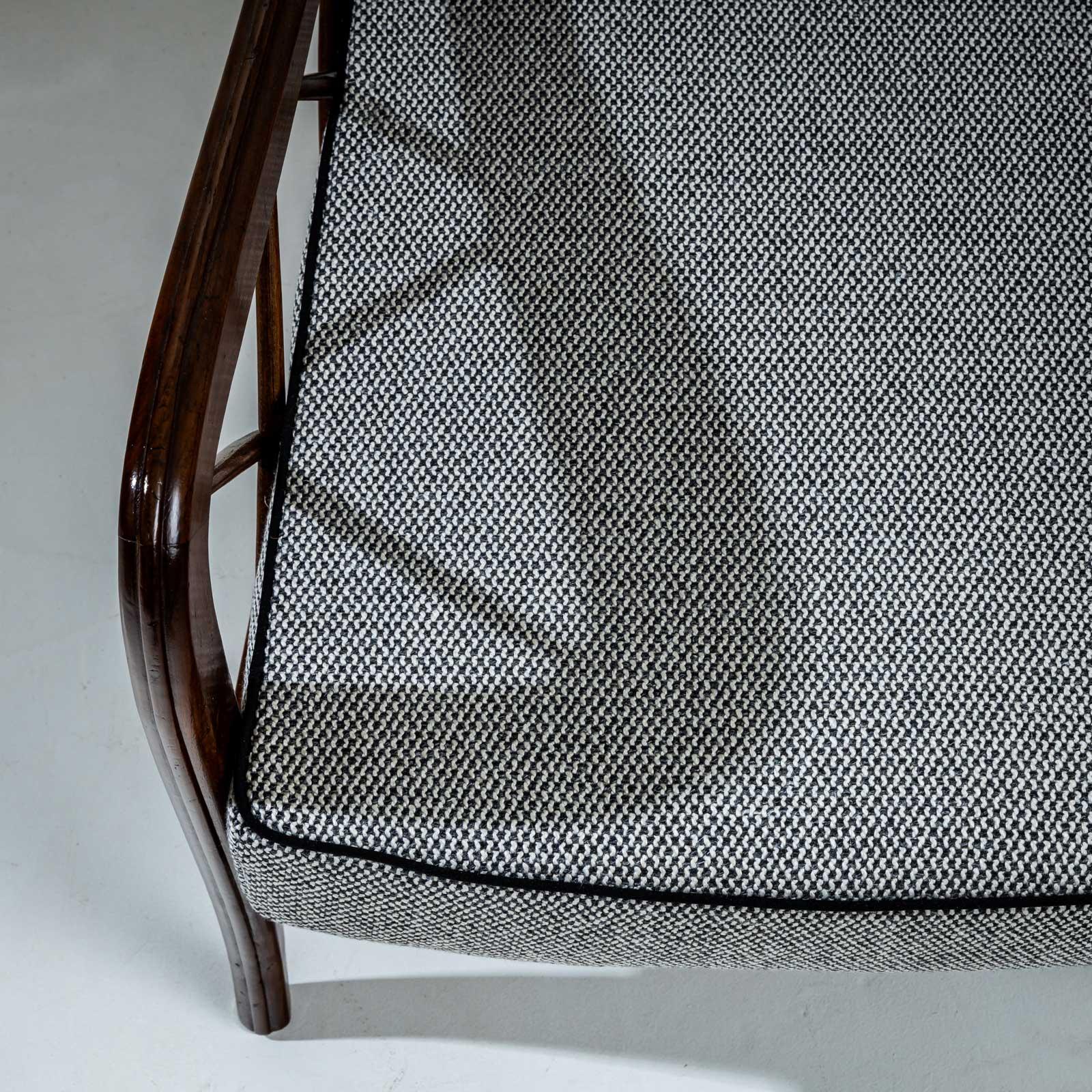 Pair of Lounge Chairs attr. to Paolo Buffa, Italy 1950s For Sale 6