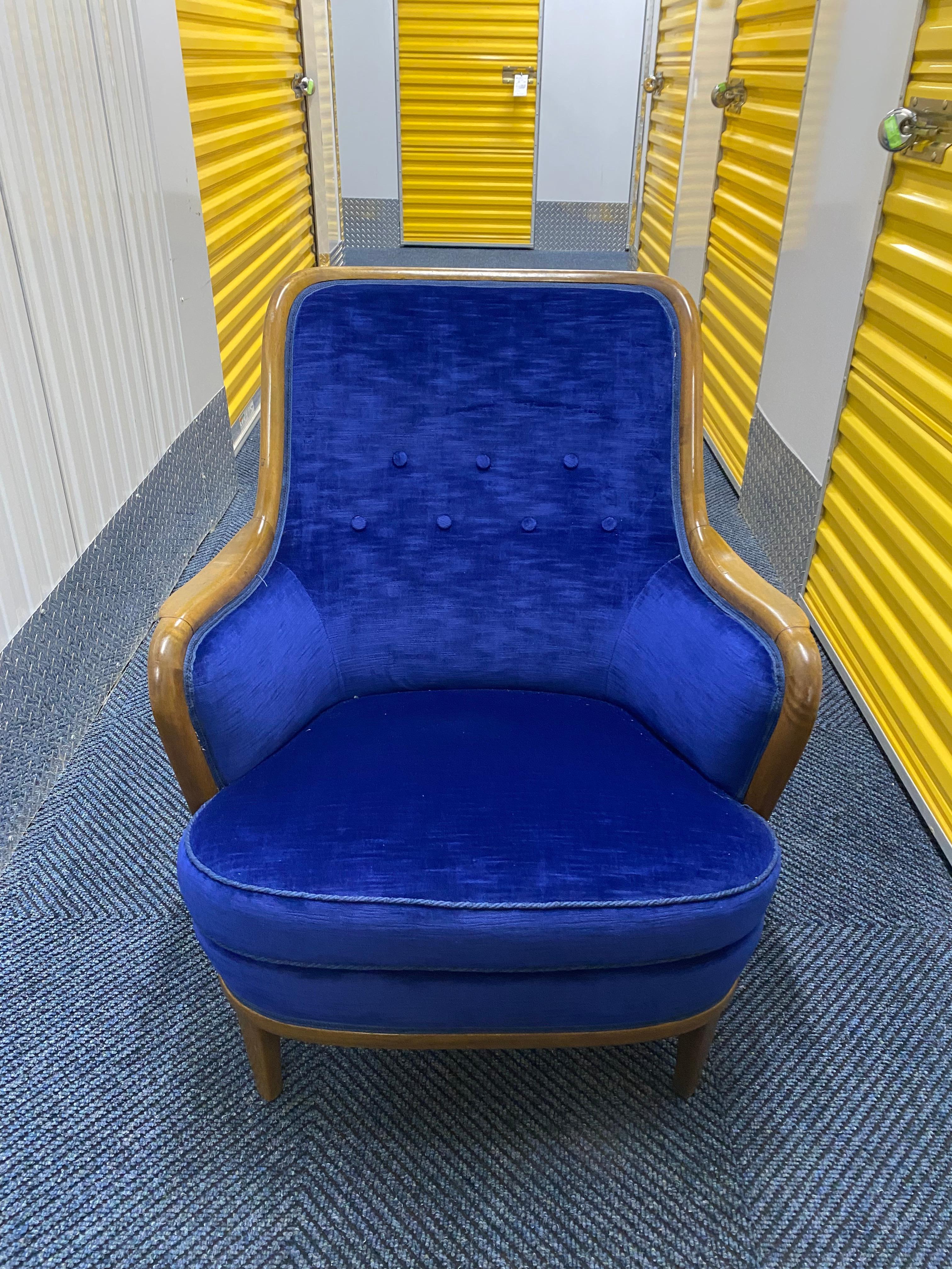 Pair of Lounge chairs attributed to Axel Larsson In Good Condition For Sale In New York, NY