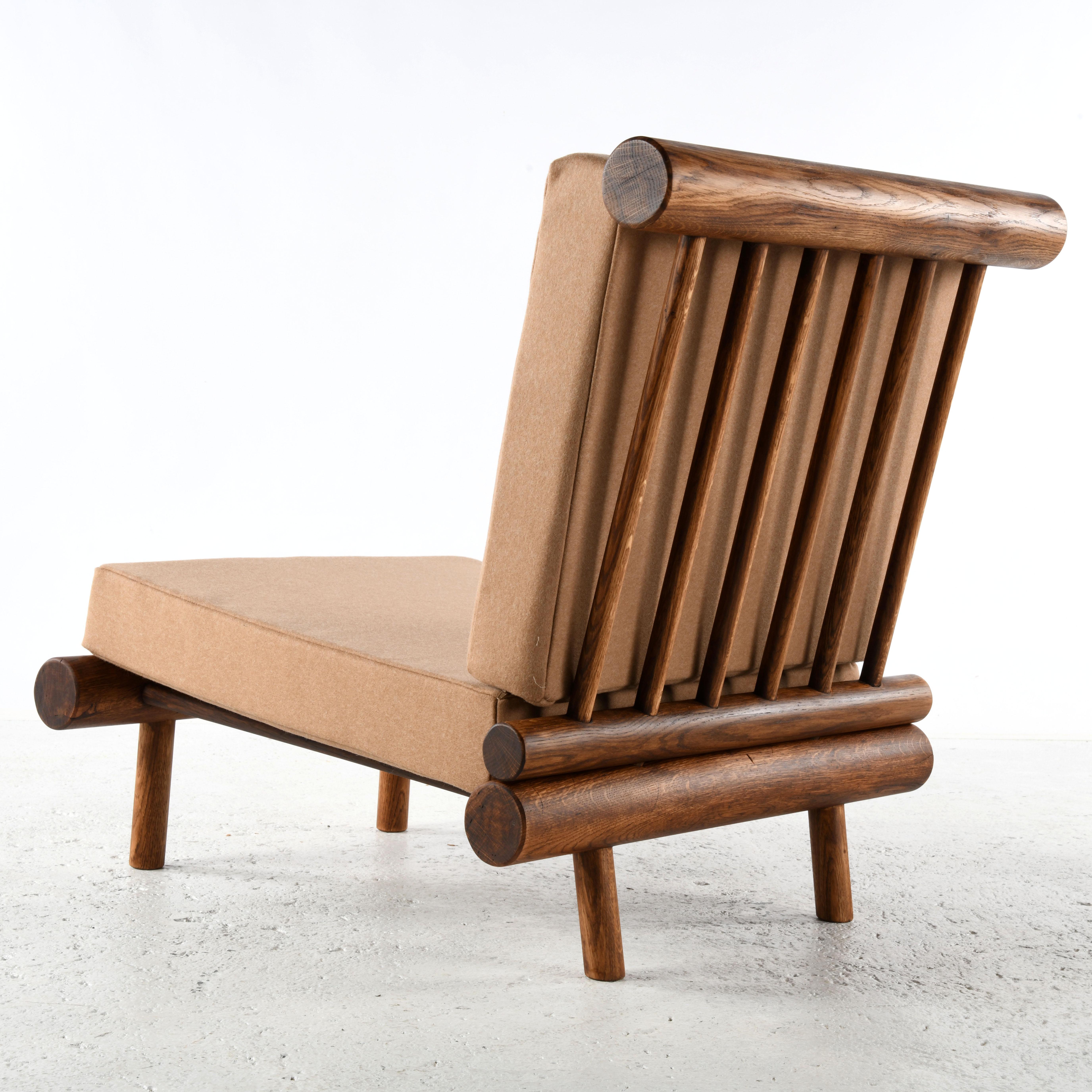 Pair of lounge chairs attributed to Charlotte Perriand, France in the 60s For Sale 9