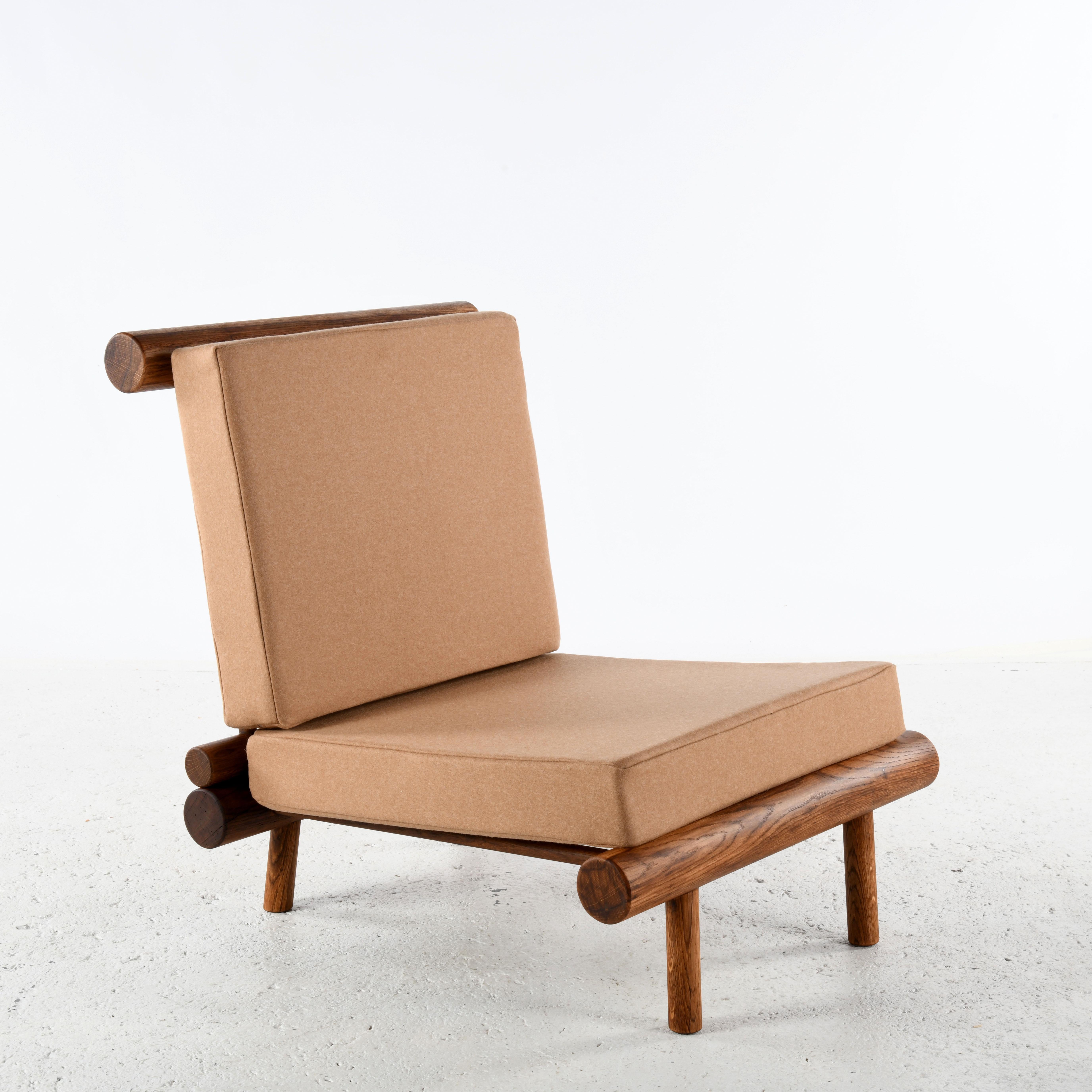 Pair of lounge chairs attributed to Charlotte Perriand, France in the 60s For Sale 12