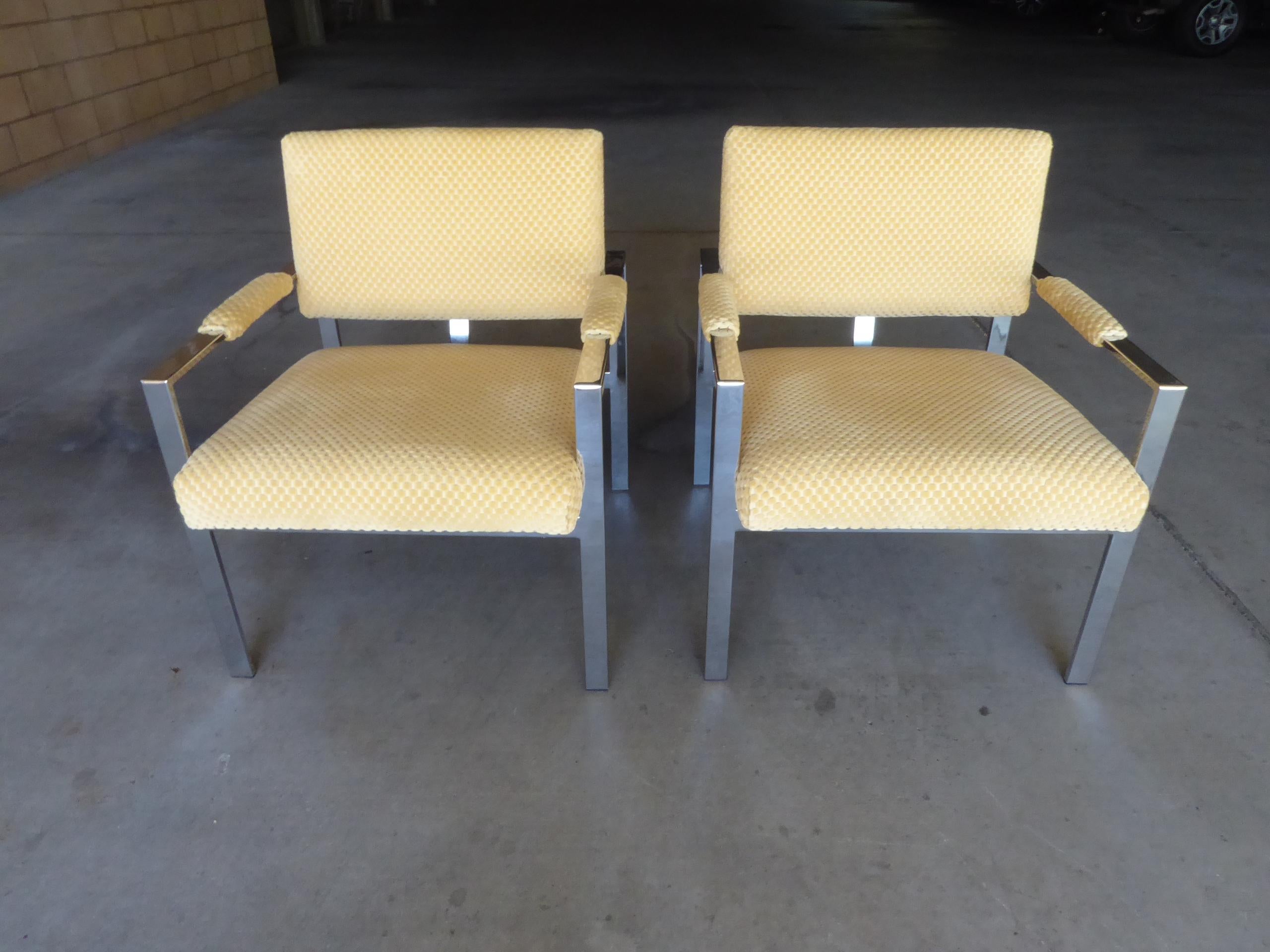 American Pair of Lounge Chairs Attributed to Harvey Probber for Thayer Coggin