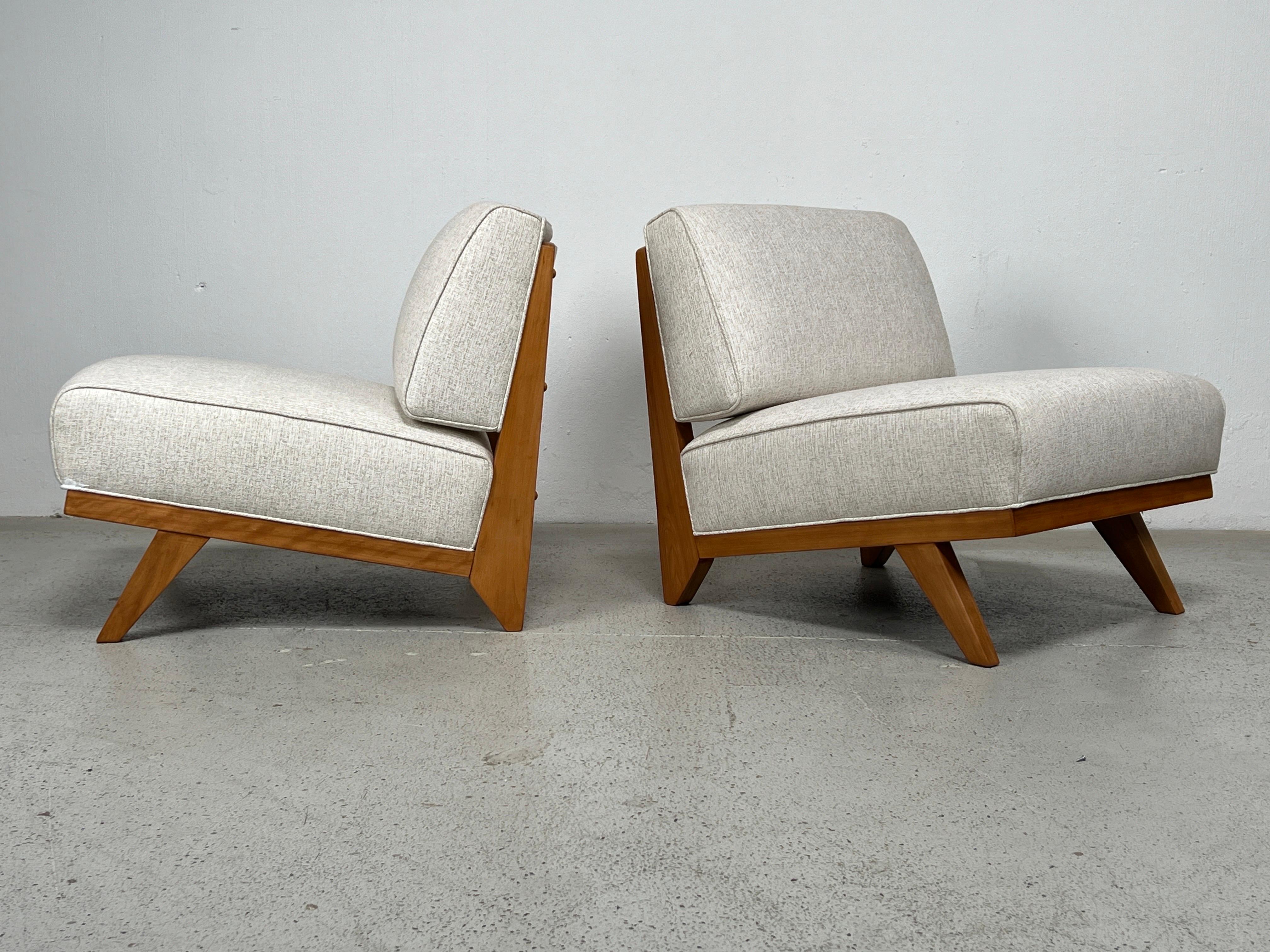 Mid-20th Century Pair of Lounge Chairs by Abel Sorensen for Knoll For Sale