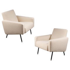 Pair of Lounge Chairs by Airborne, France 1950's