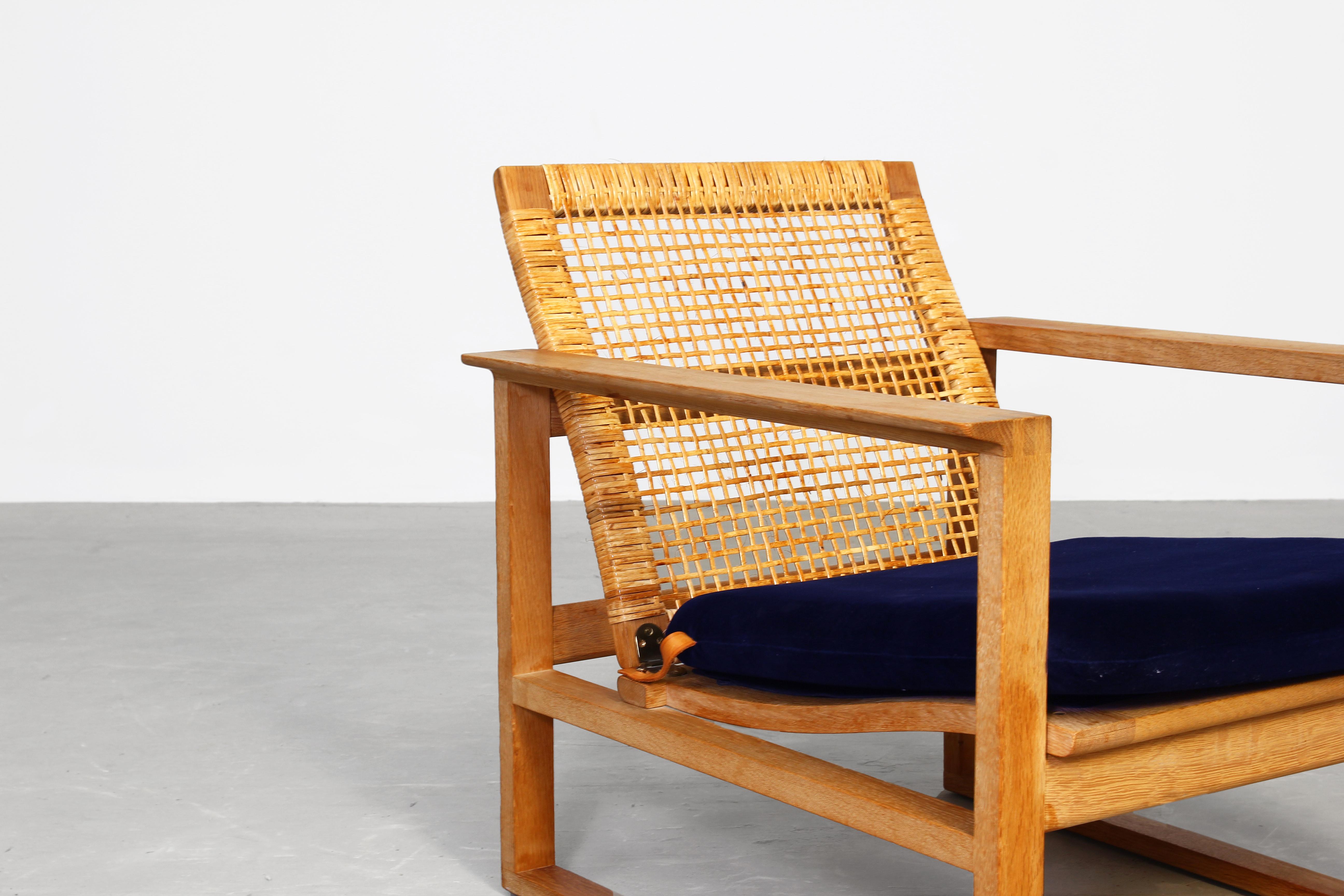 20th Century Pair of Lounge Chairs by Borge Mogensen for Fredericia