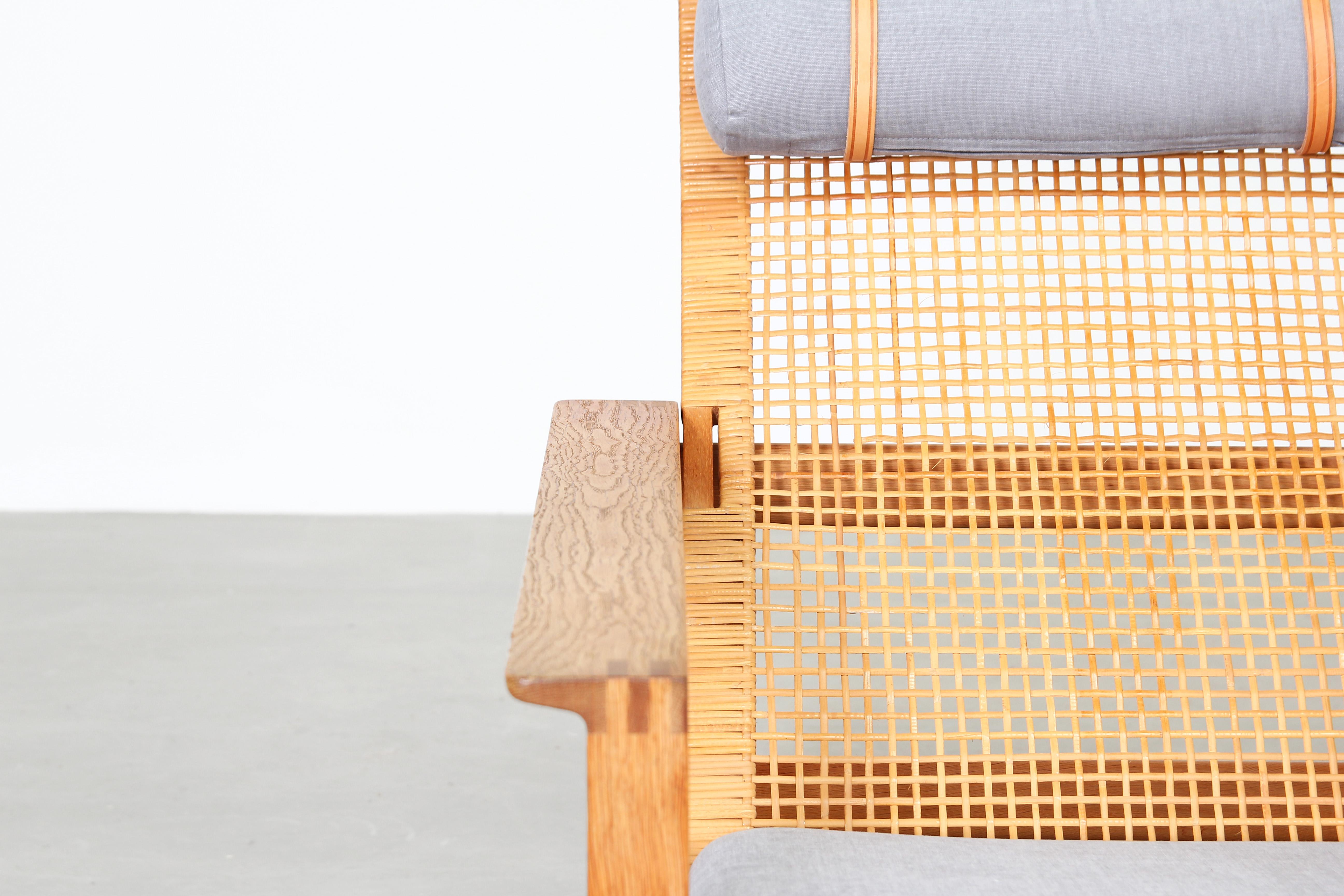 Pair of Danish Lounge Chairs by Borge Mogensen for Fredericia 2