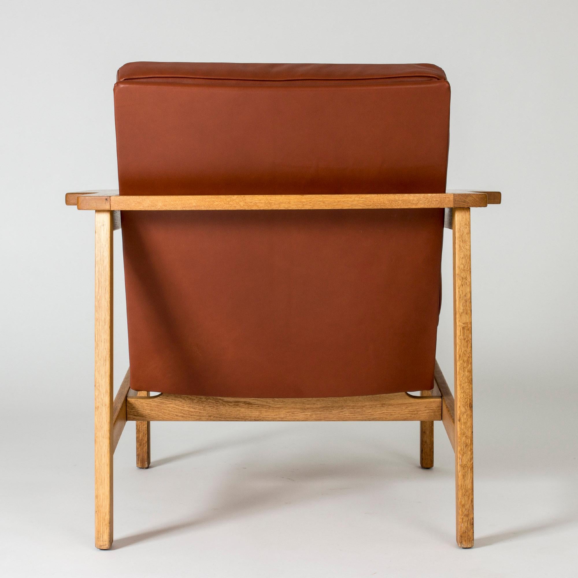 Pair of Lounge Chairs by Carl-Axel Acking for Nordiska Kompaniet, Sweden, 1950s For Sale 1