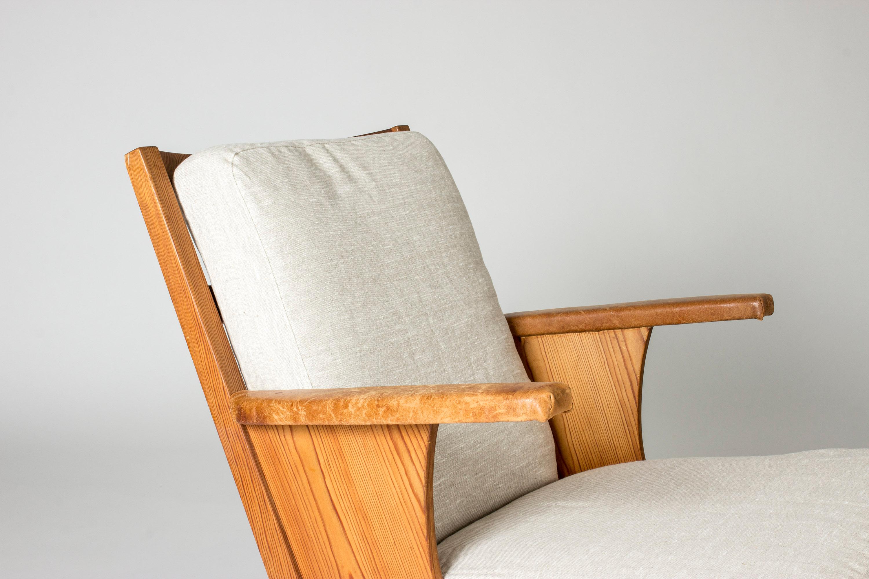 Pair of Lounge Chairs by Carl Malmsten, Sweden, 1930s In Good Condition In Stockholm, SE