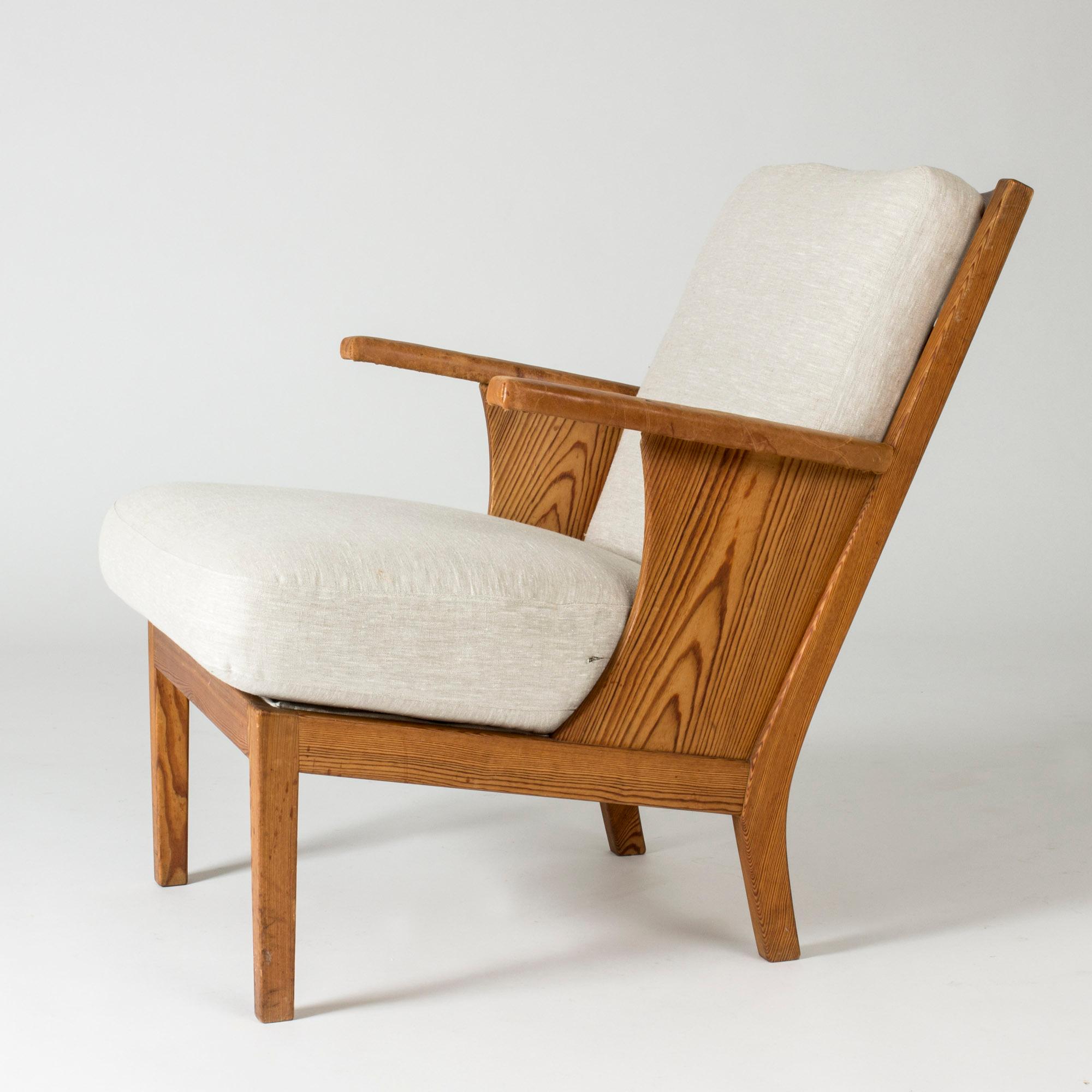 Mid-20th Century Pair of Lounge Chairs by Carl Malmsten, Sweden, 1930s