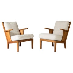 Pair of Lounge Chairs by Carl Malmsten, Sweden, 1930s
