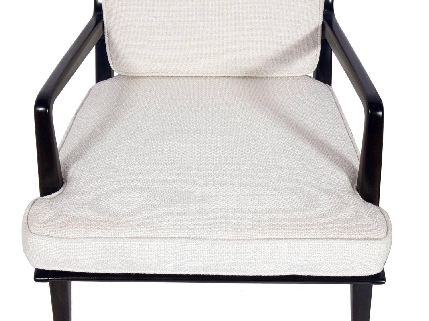 American Pair of Lounge Chairs by Carlo di Carli