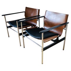 Pair of Lounge Chairs by Charles Pollock for Knoll