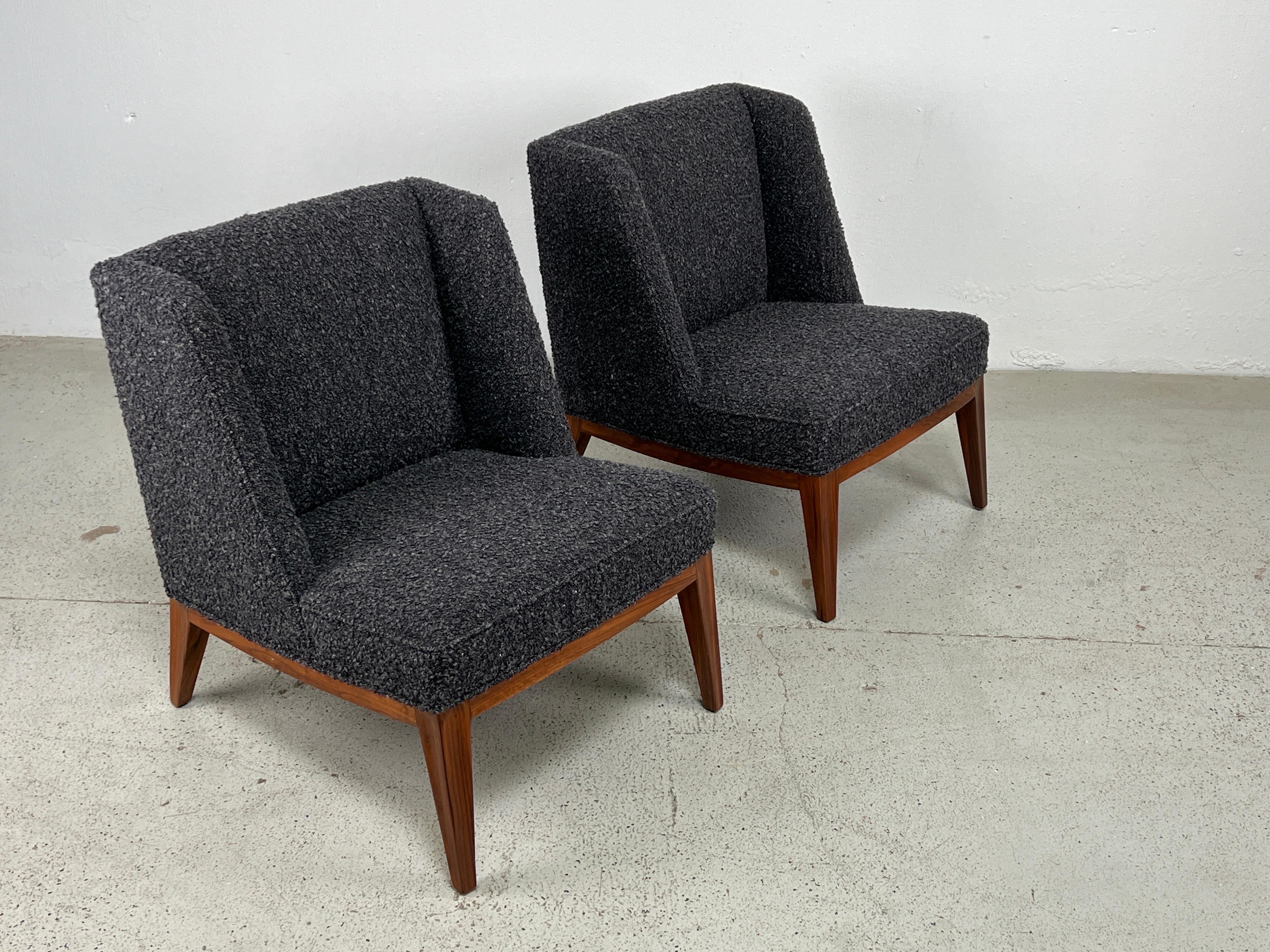 Pareja de tumbonas de Edward Wormley para Dunbar en venta 5