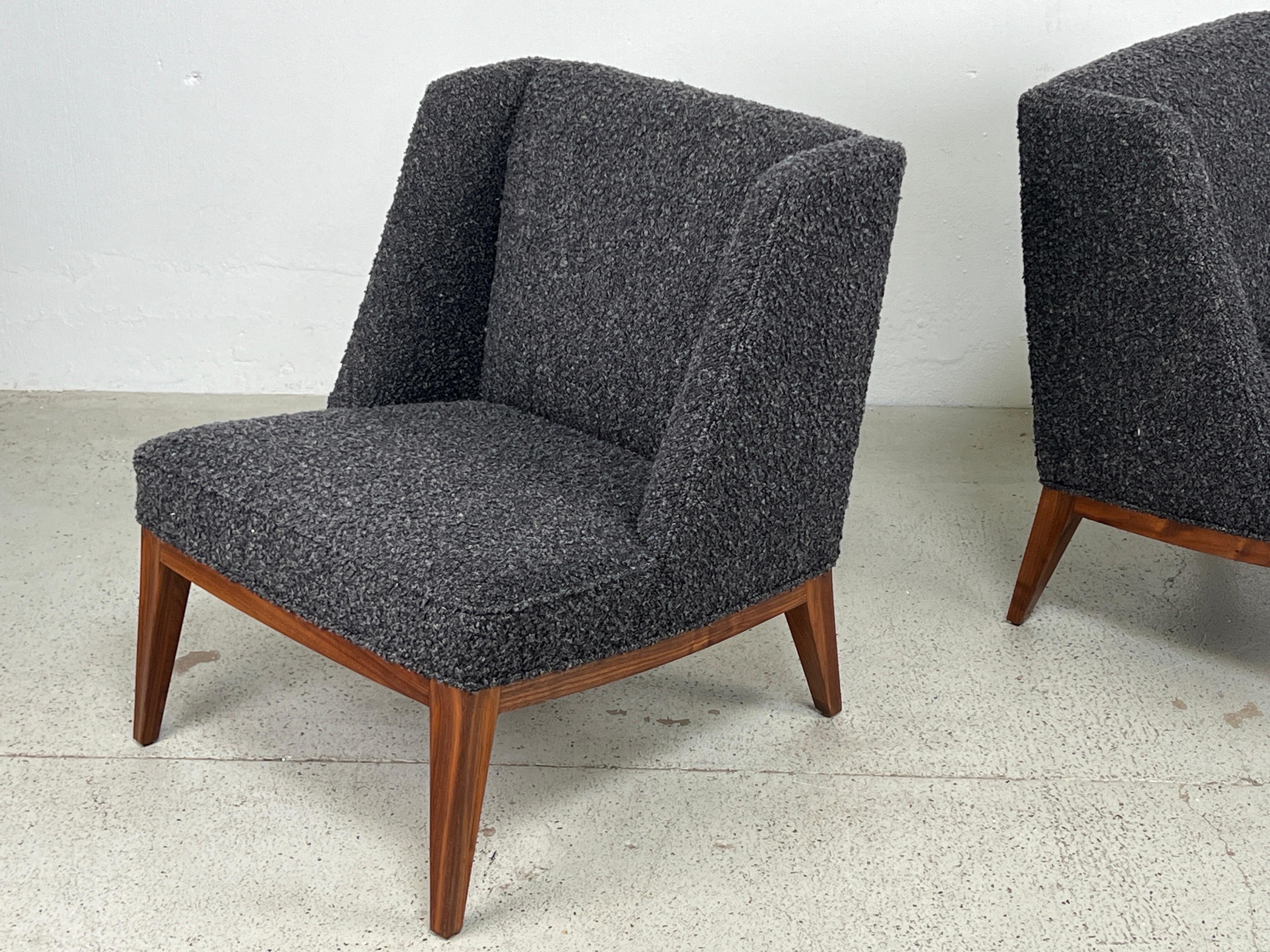 Pareja de tumbonas de Edward Wormley para Dunbar en venta 8