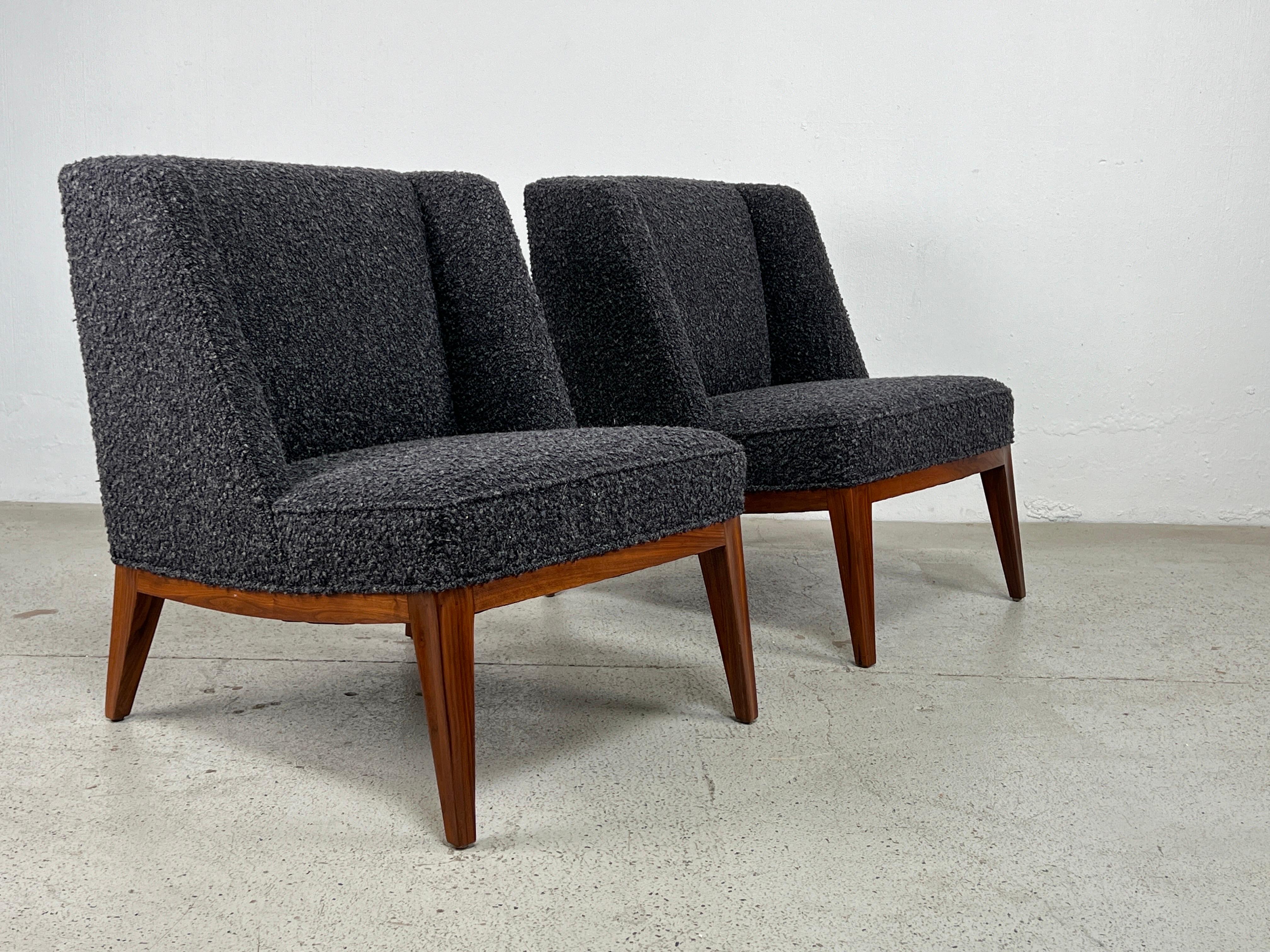 Pareja de tumbonas de Edward Wormley para Dunbar en venta 10