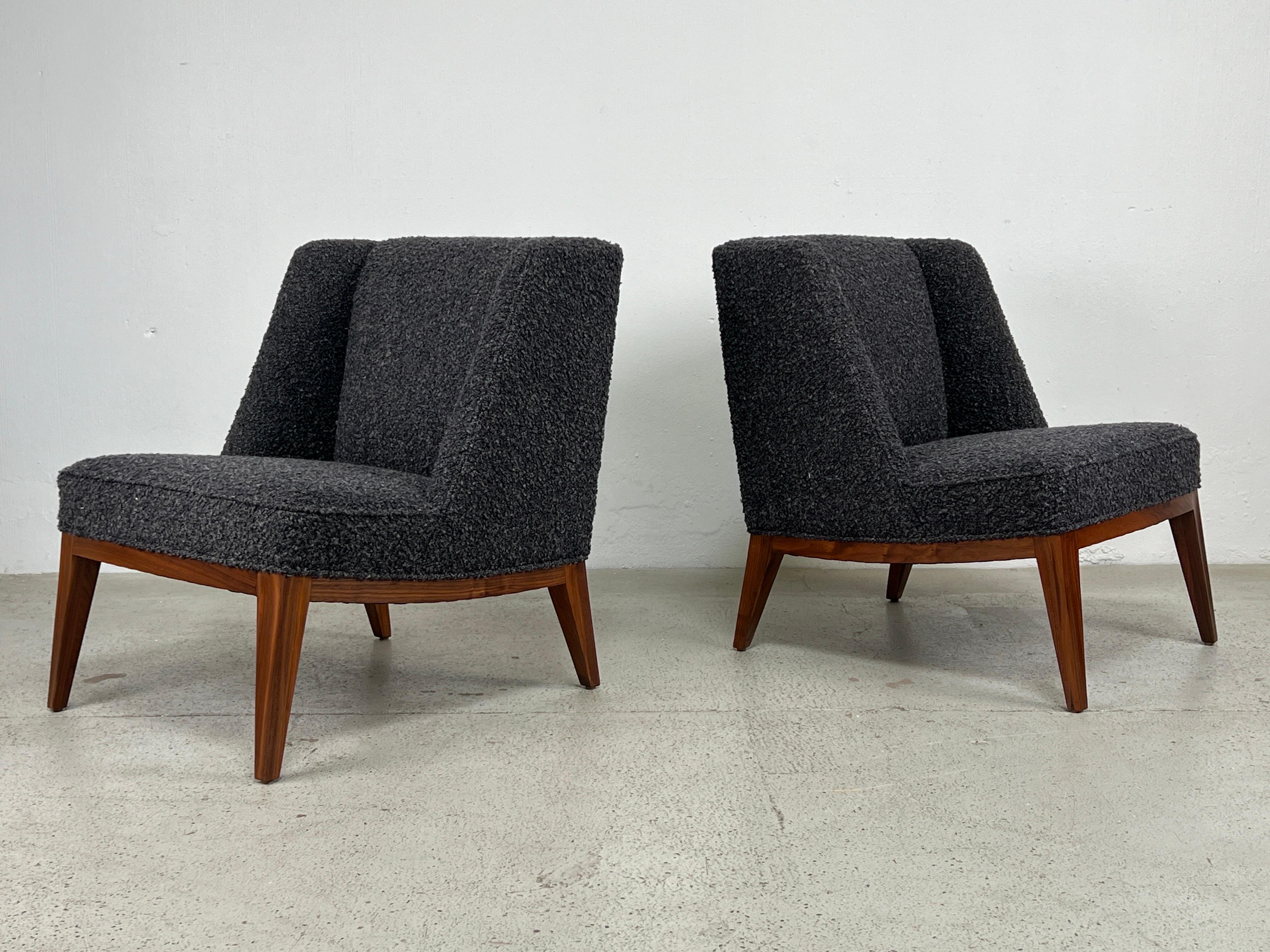Pareja de tumbonas de Edward Wormley para Dunbar en venta 4